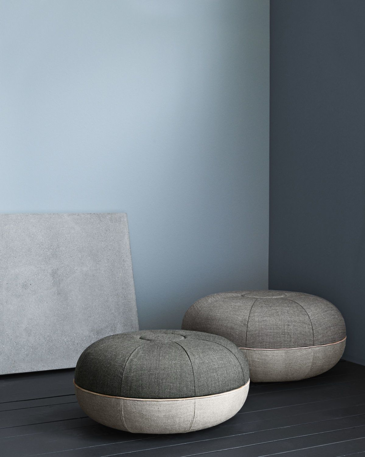 Pouf Small Grau