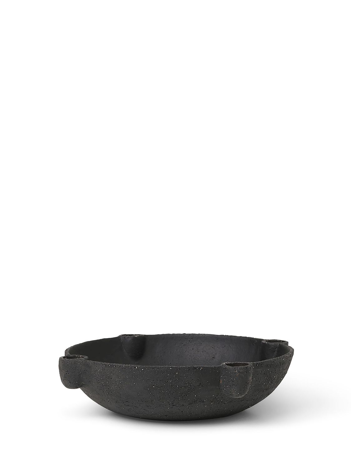 Bowl Kerzenständer Keramik Grau