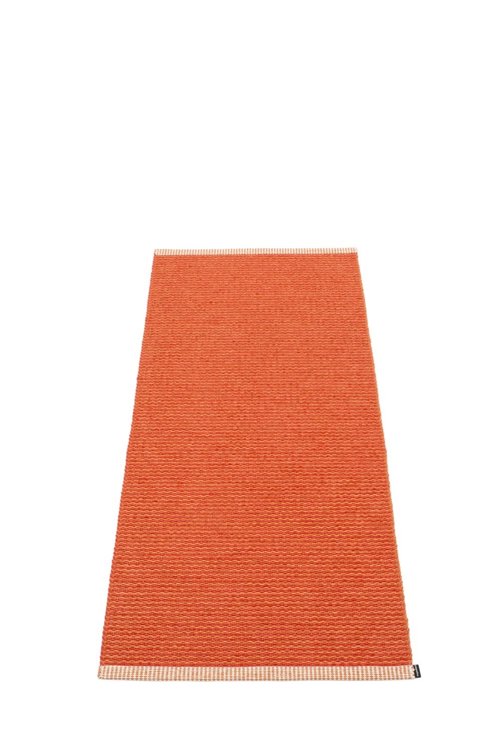 Mono Teppich- Pale Orange / Coral Red