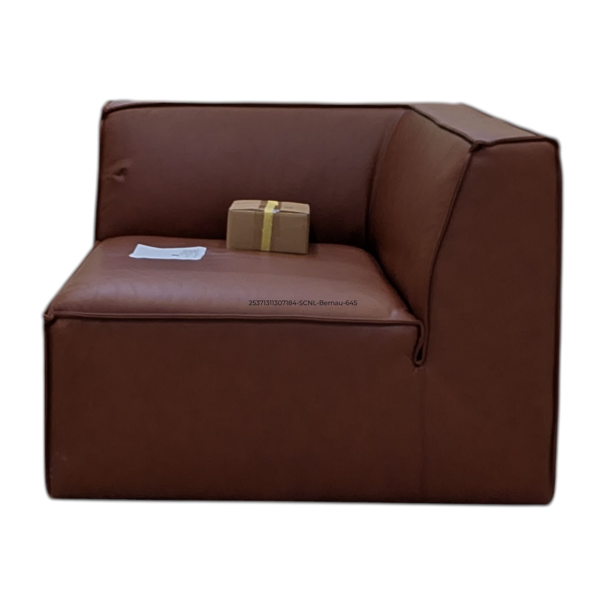 Dane 1-Sitzer Eckmodul Rechts Soffy Cognac