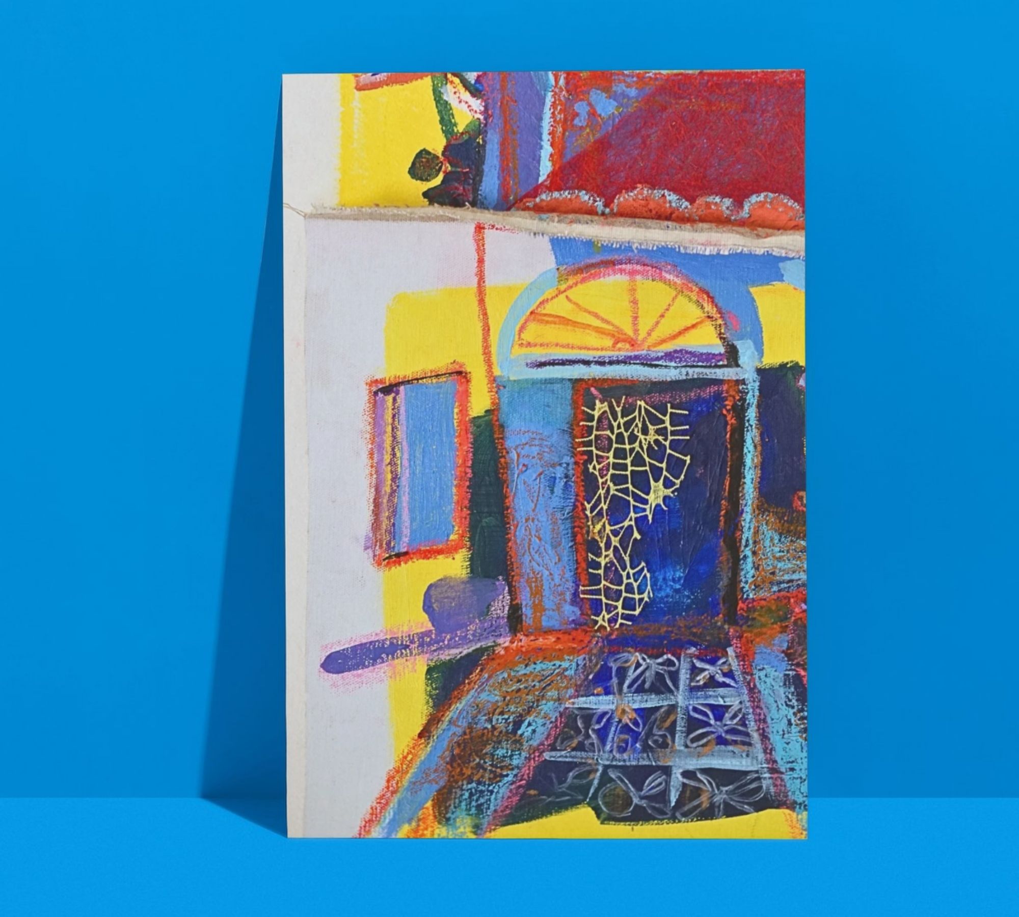 La puerta de riad Stampa d'arte Multicolore