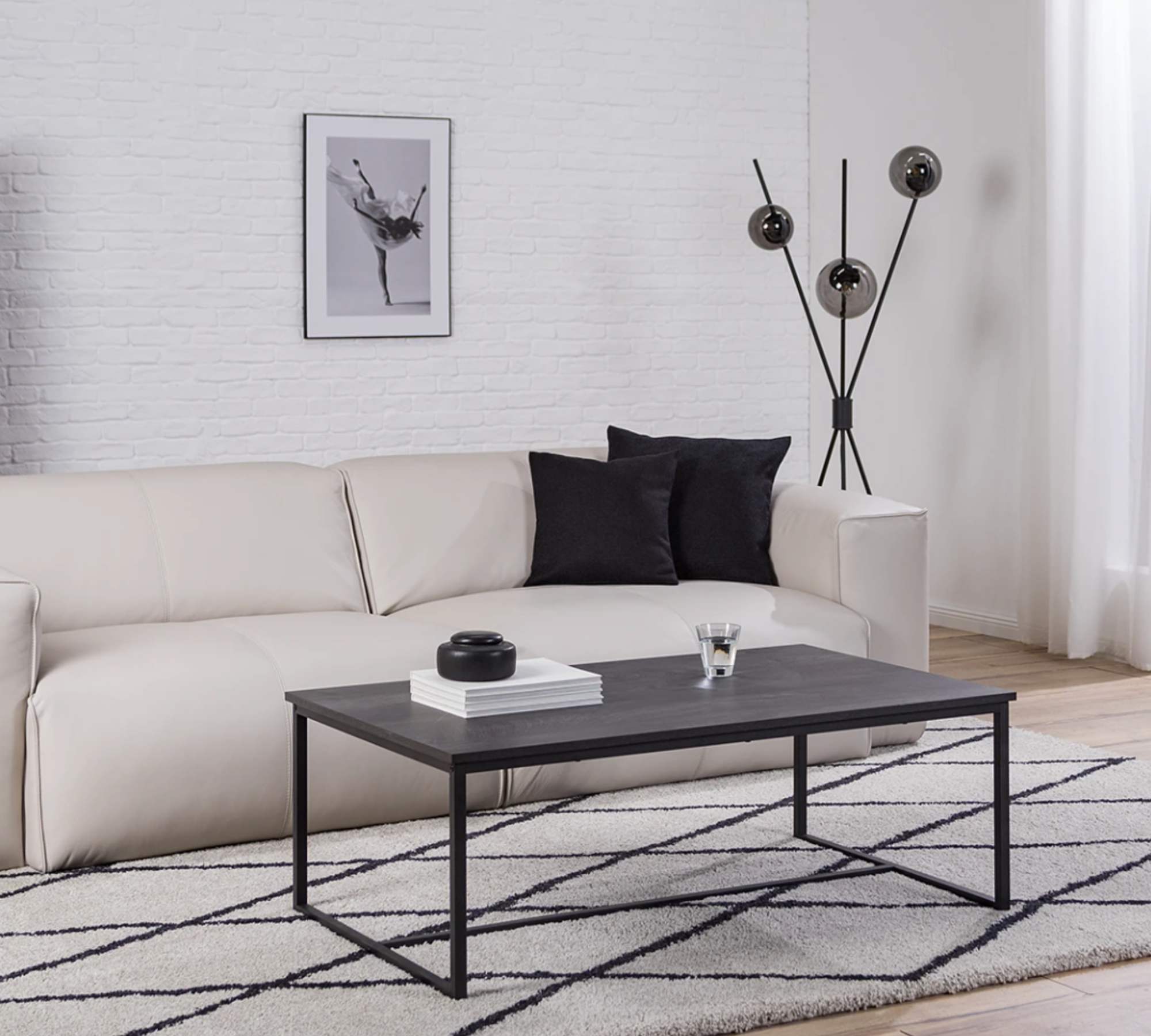 Couchtisch Eiche Dekor Grau