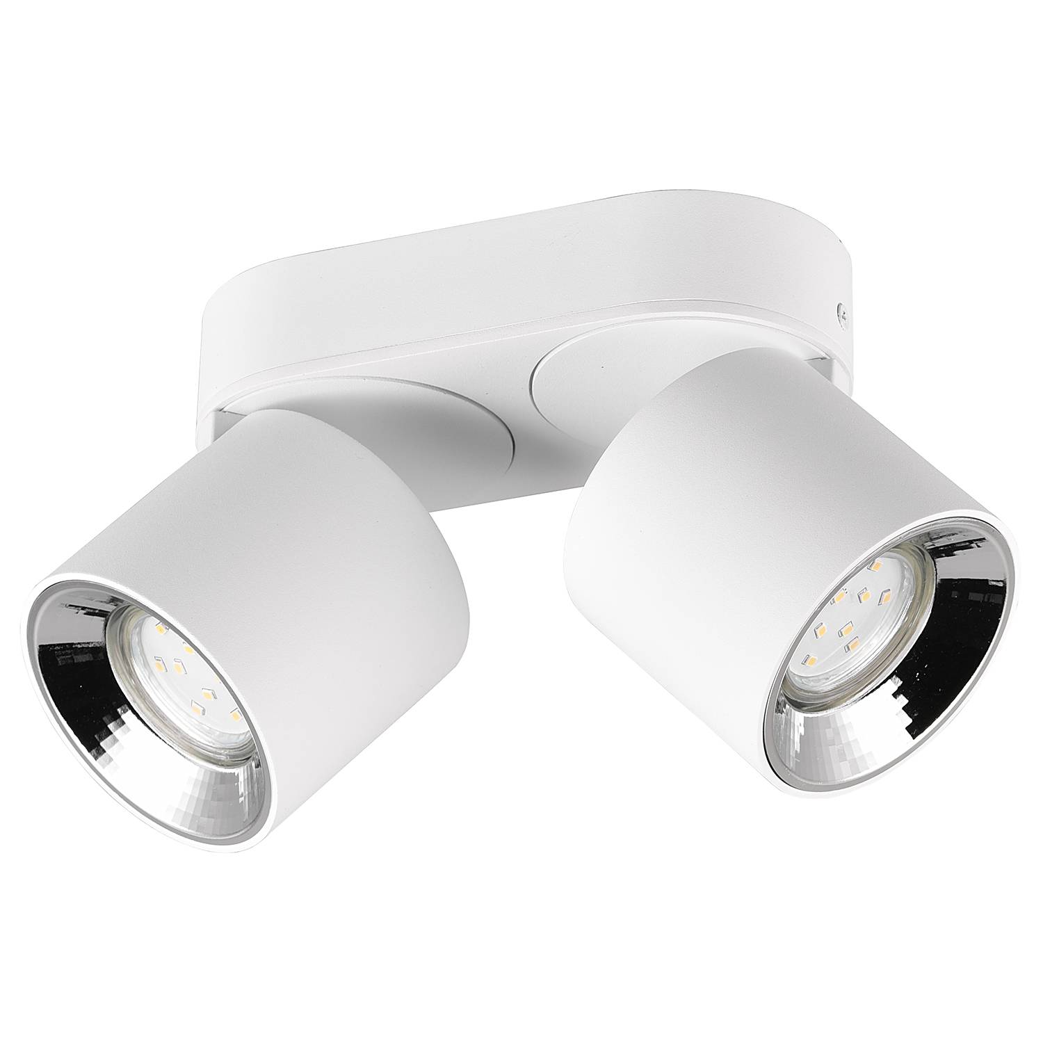 2-Flammig Guayana Deckenleuchte Eisen Weiß