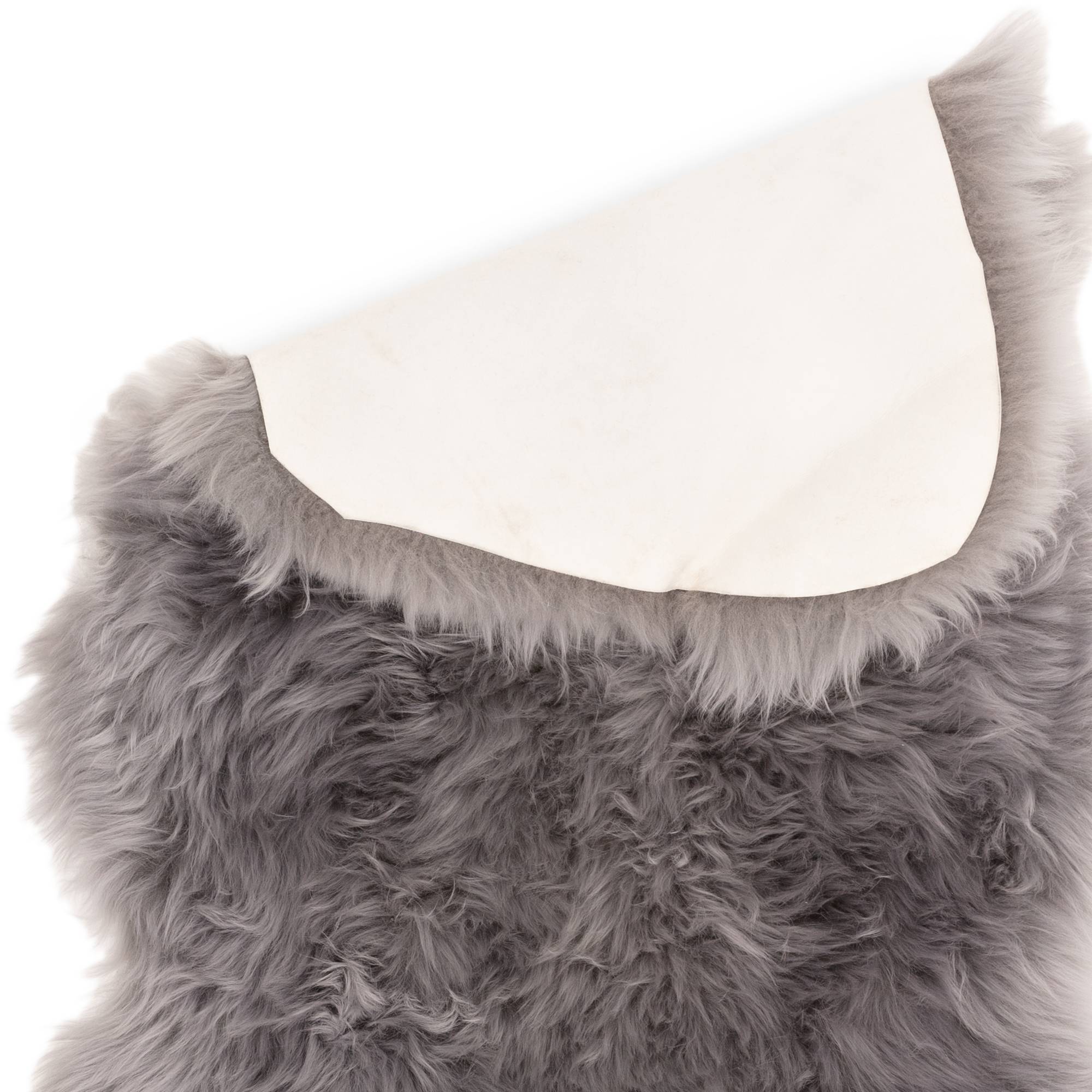 Sheepskin Teppich Schaffell Grau 60x90cm