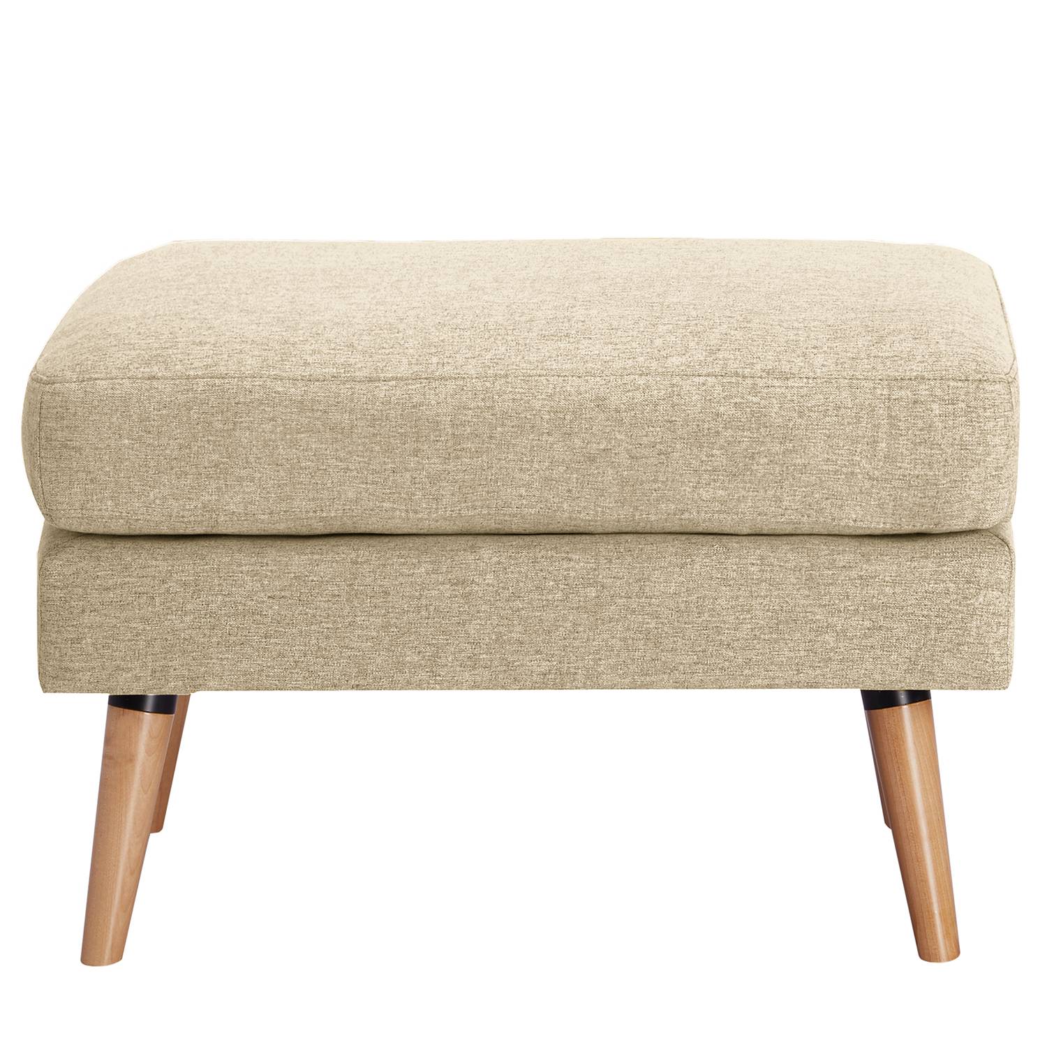 Polsterhocker Limeri Filz Beige