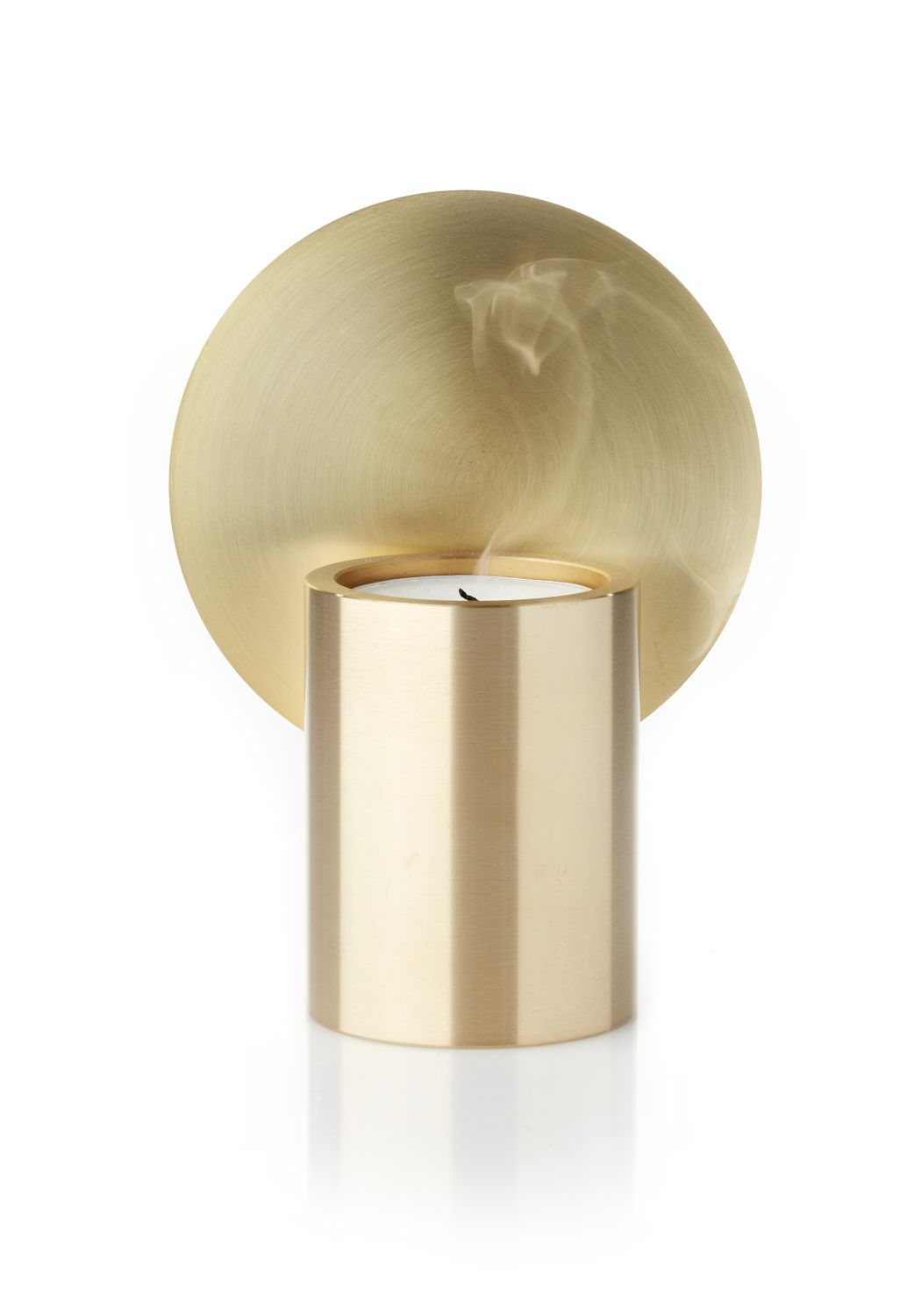 Glow Teelichthalter Messing Gold