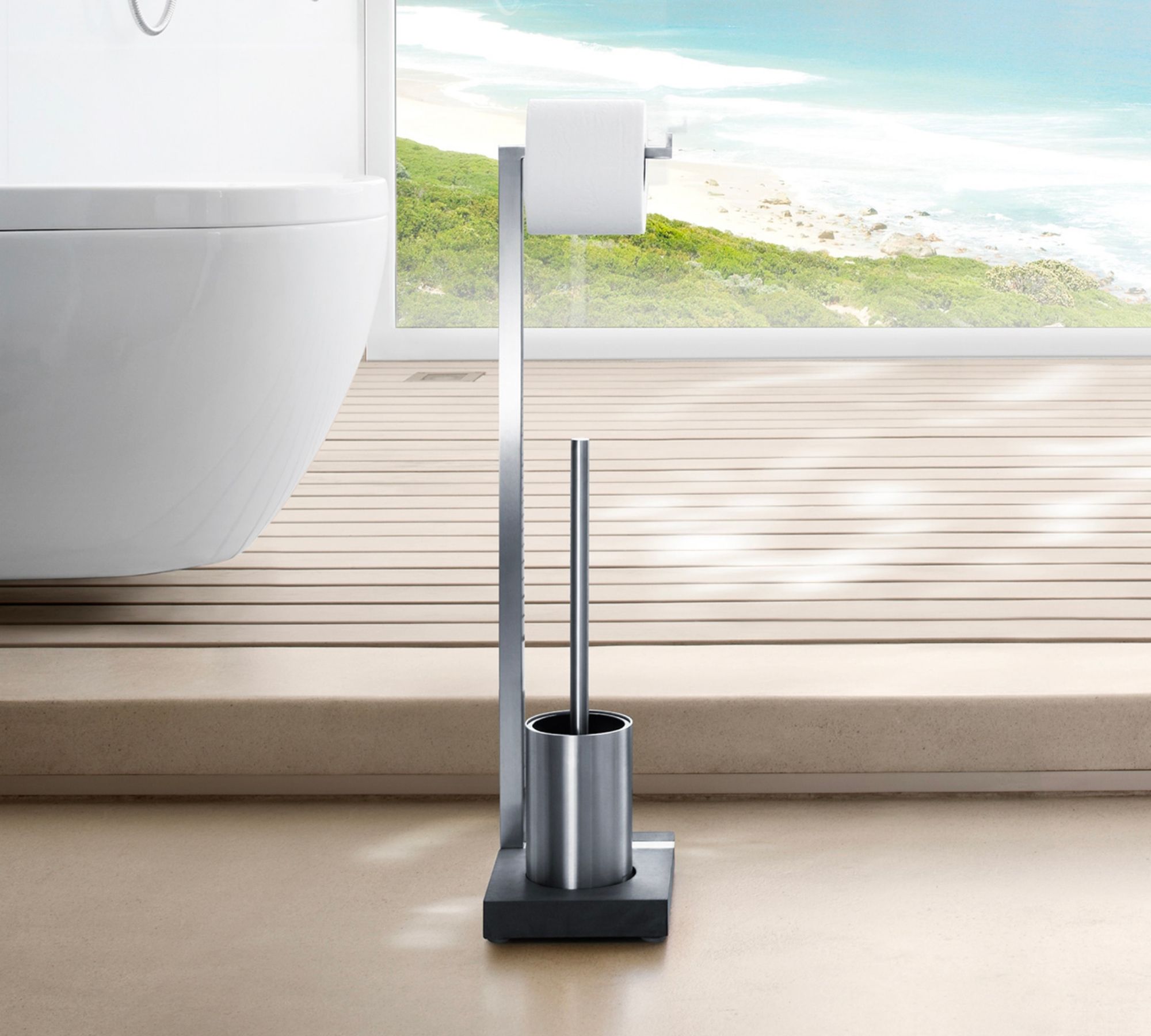 Menoto Toilettenbutler Edelstahl Poliert 68688