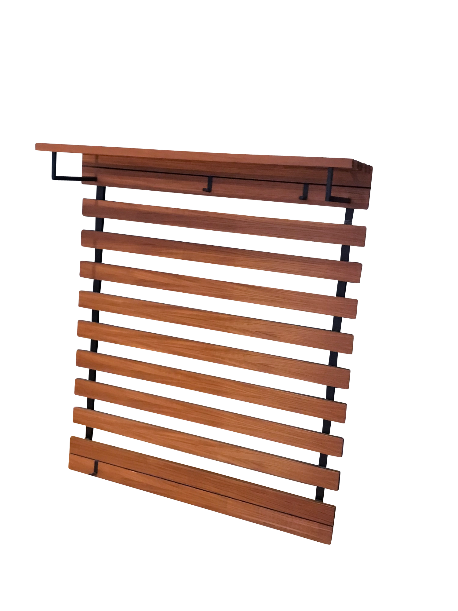 Vintage Wandgarderobe Holz