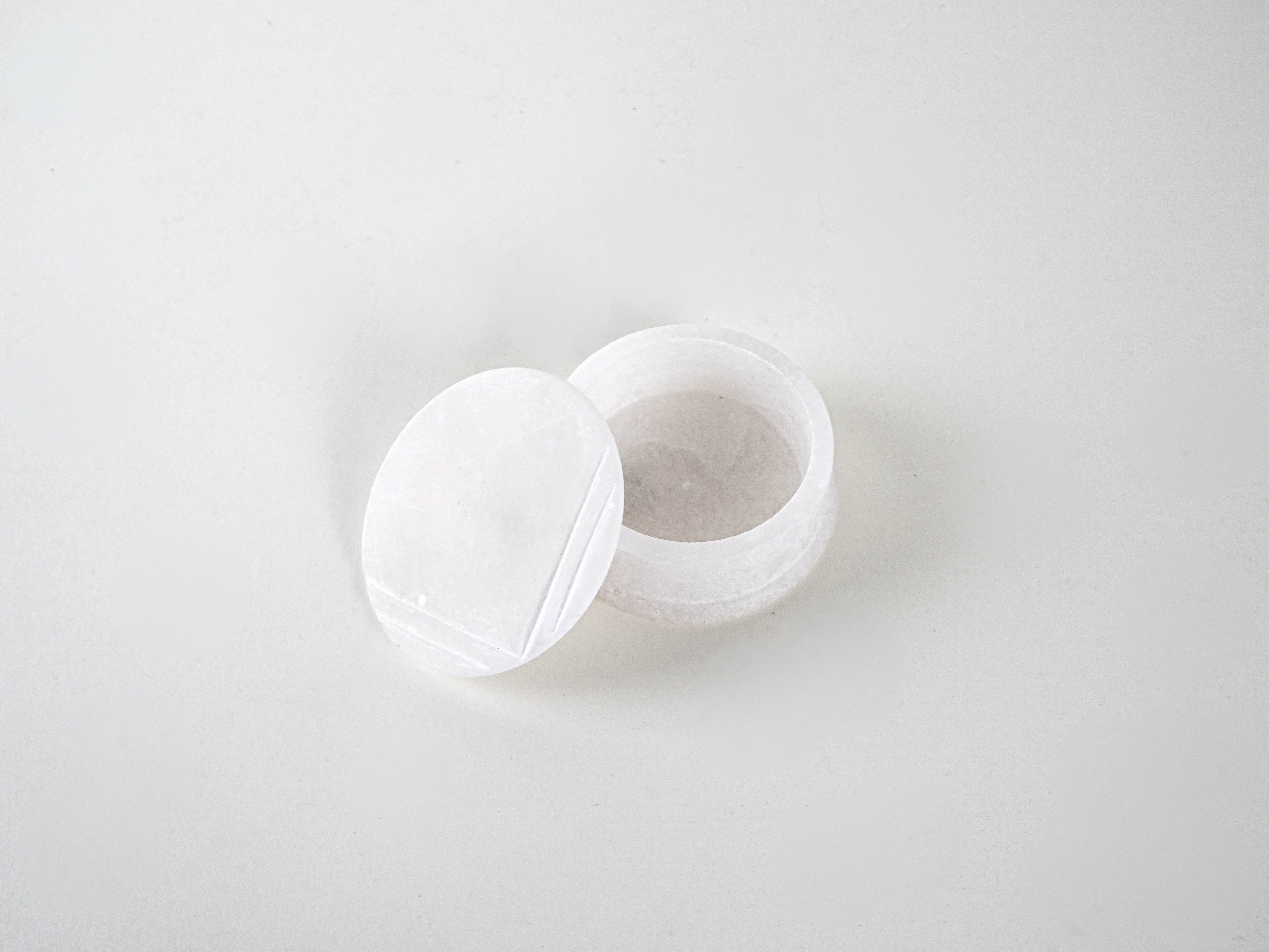 Box White Stoneware 1970s