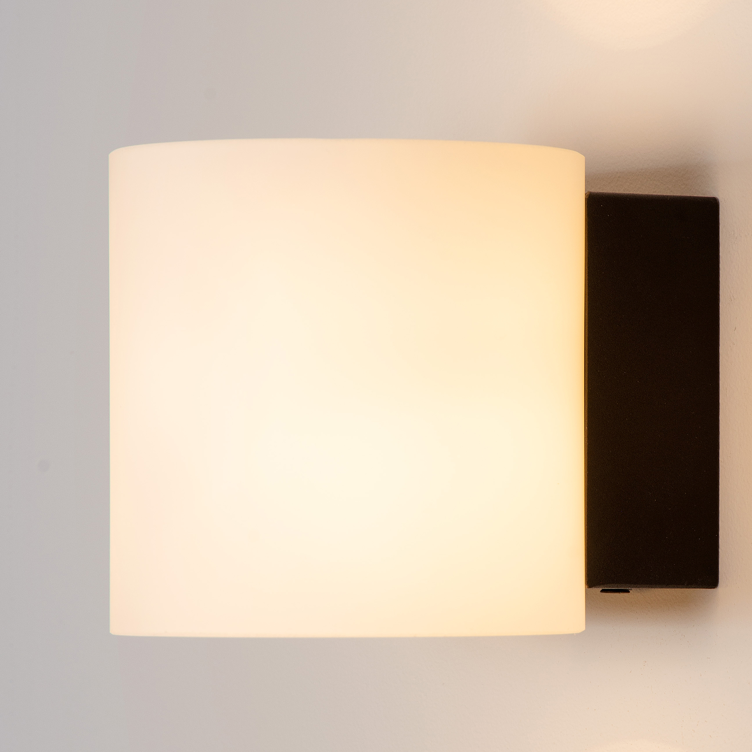 Jelte Wall Lamp Opal Glass Black