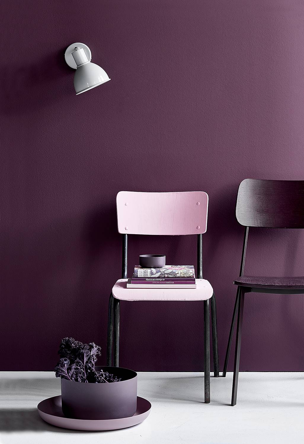 Wandleuchte Pop Aluminium 1-flammig Weiß