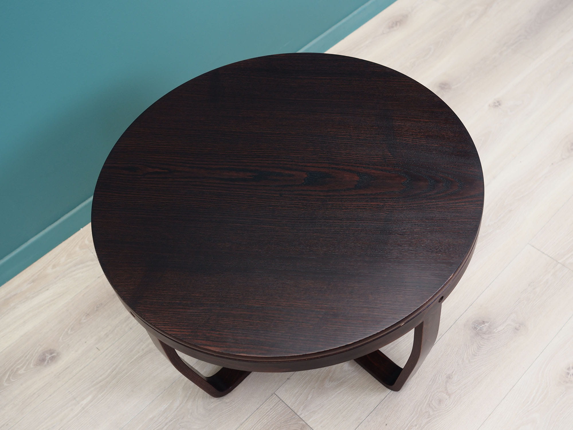 Vintage Beistelltisch Holz Braun 1960er Jahre