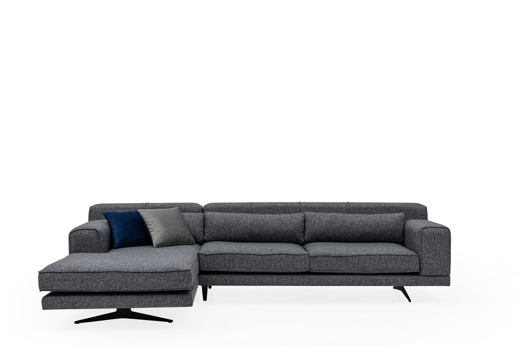 Jivago Ecksofa Links Grau
