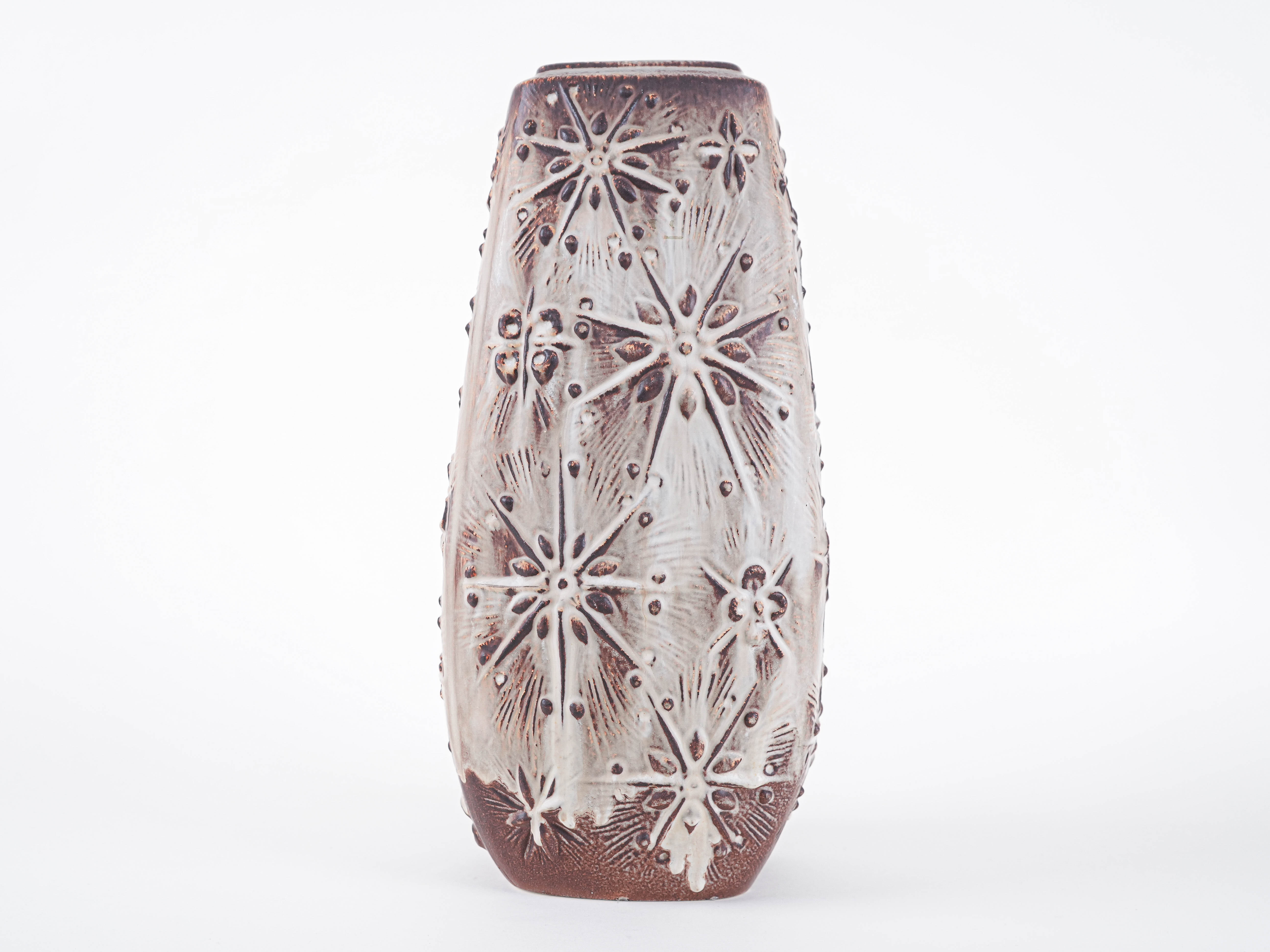 Ceramic Vase Beige 1960s