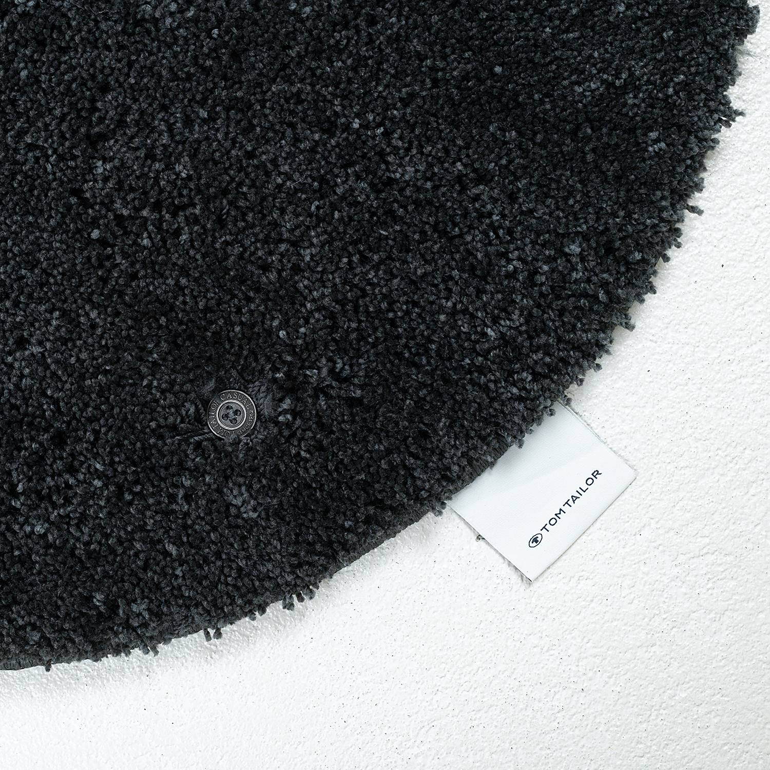 Cozy Bath Uni Badvorleger Anthrazit Ø 60cm