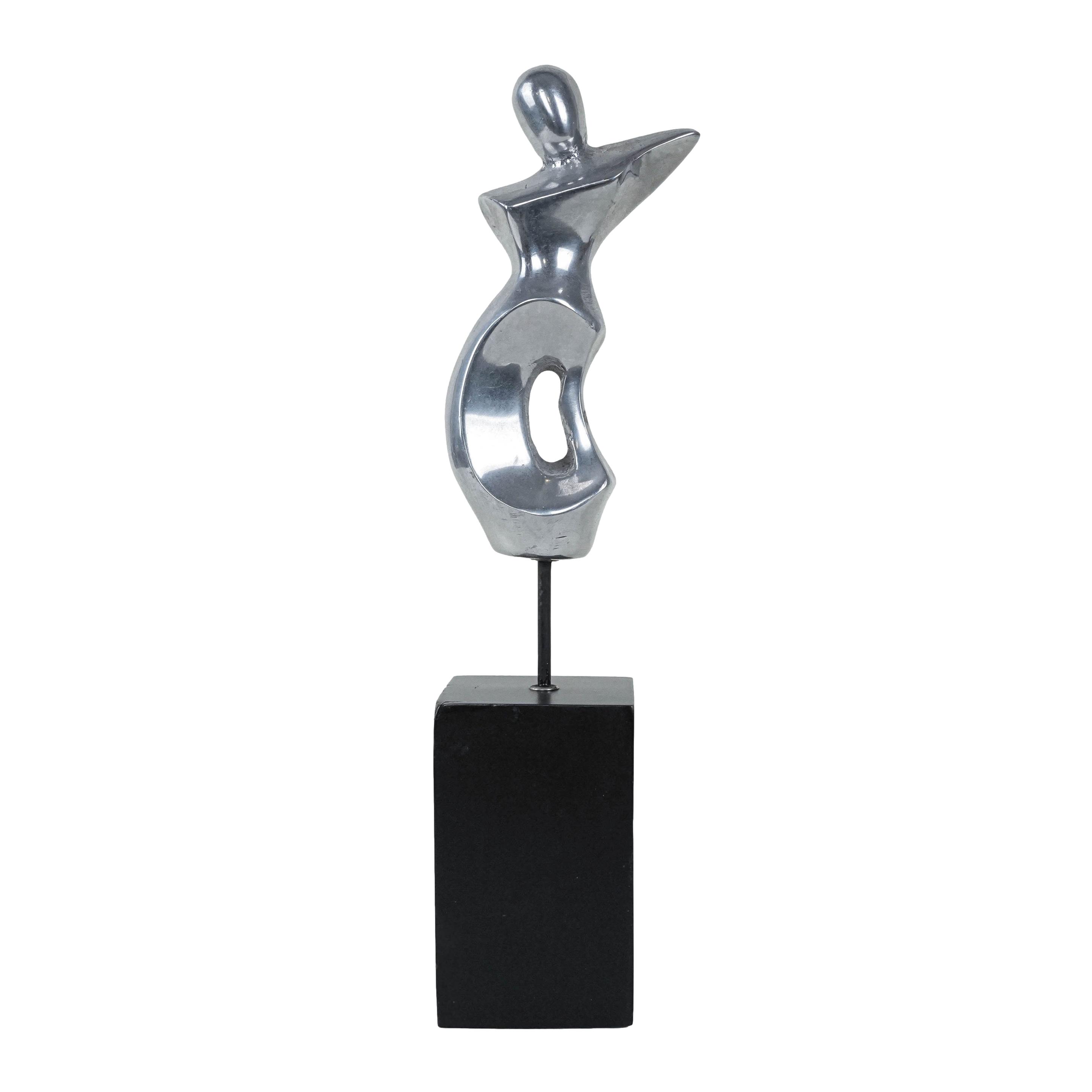 Metal figure silver
