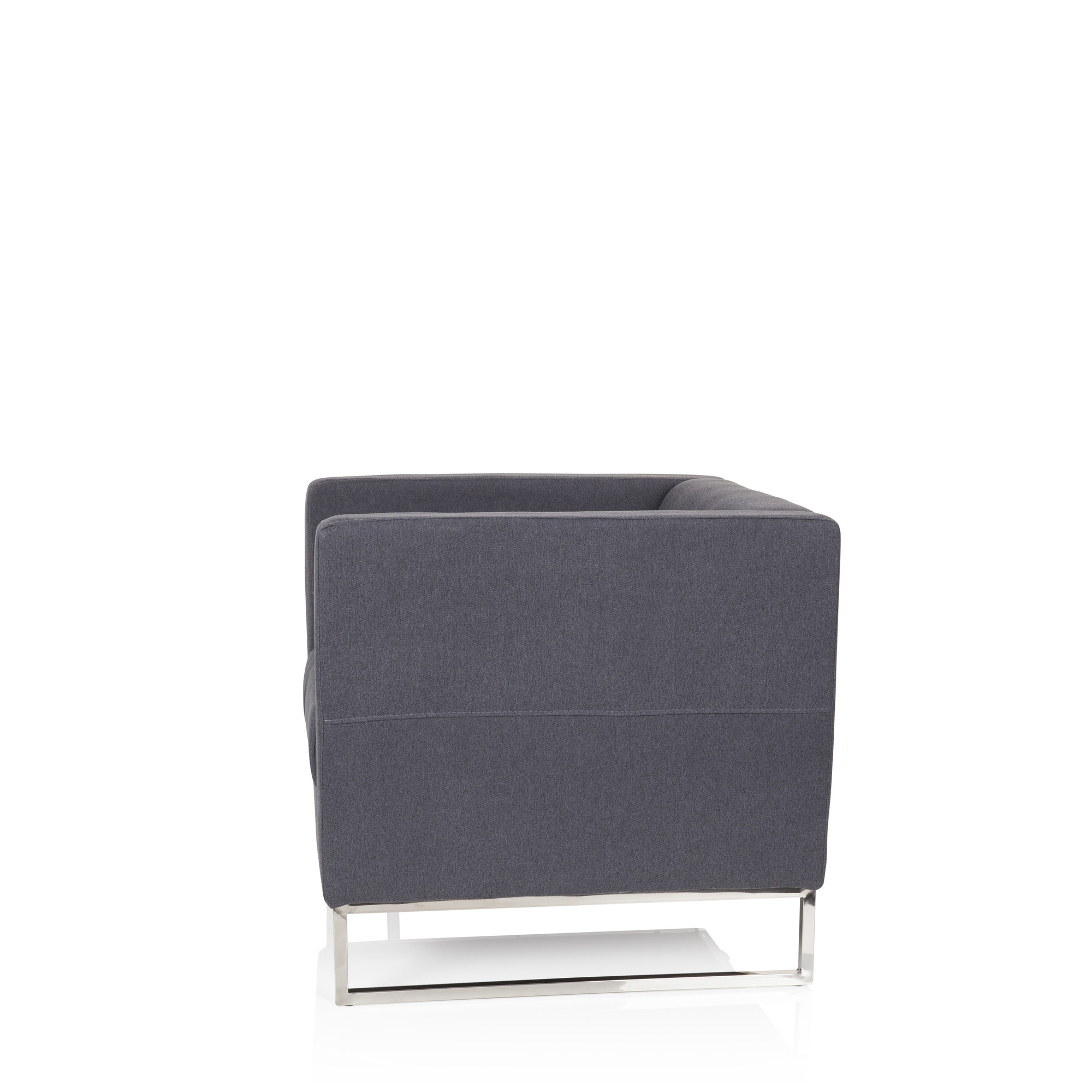 BARBADOS Sessel Stoff Grau