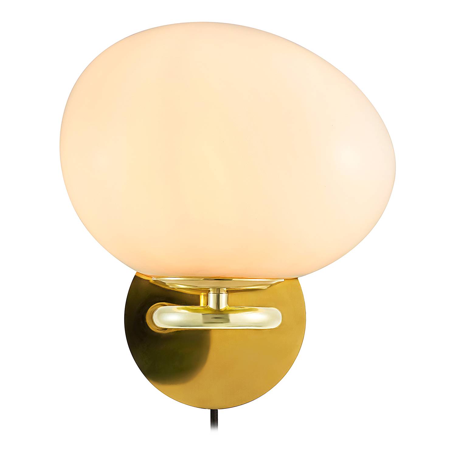 1-Flame Wall Lamp Shapes Aluminum Brass