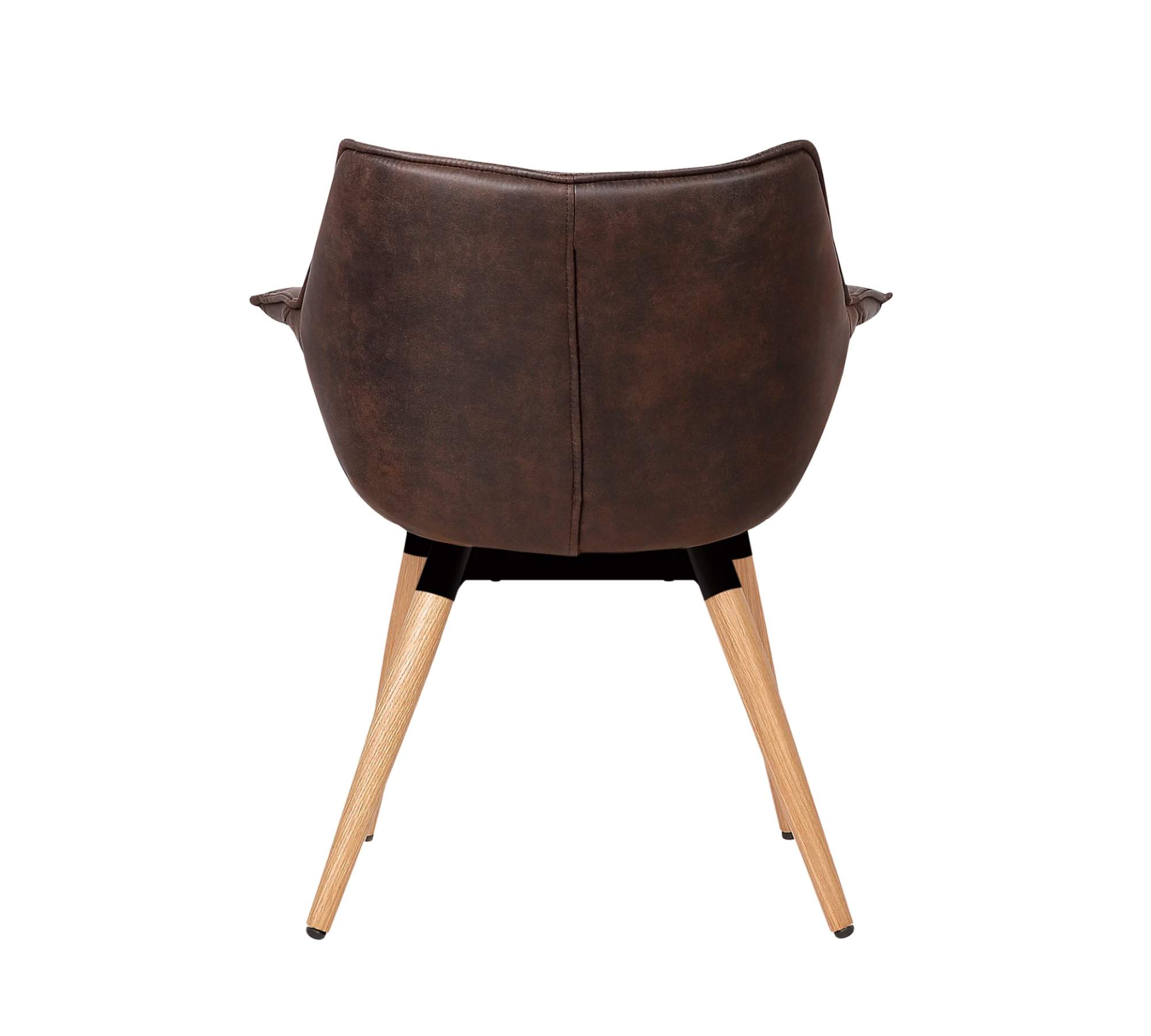 Armchair Solid wood Plastic Brown