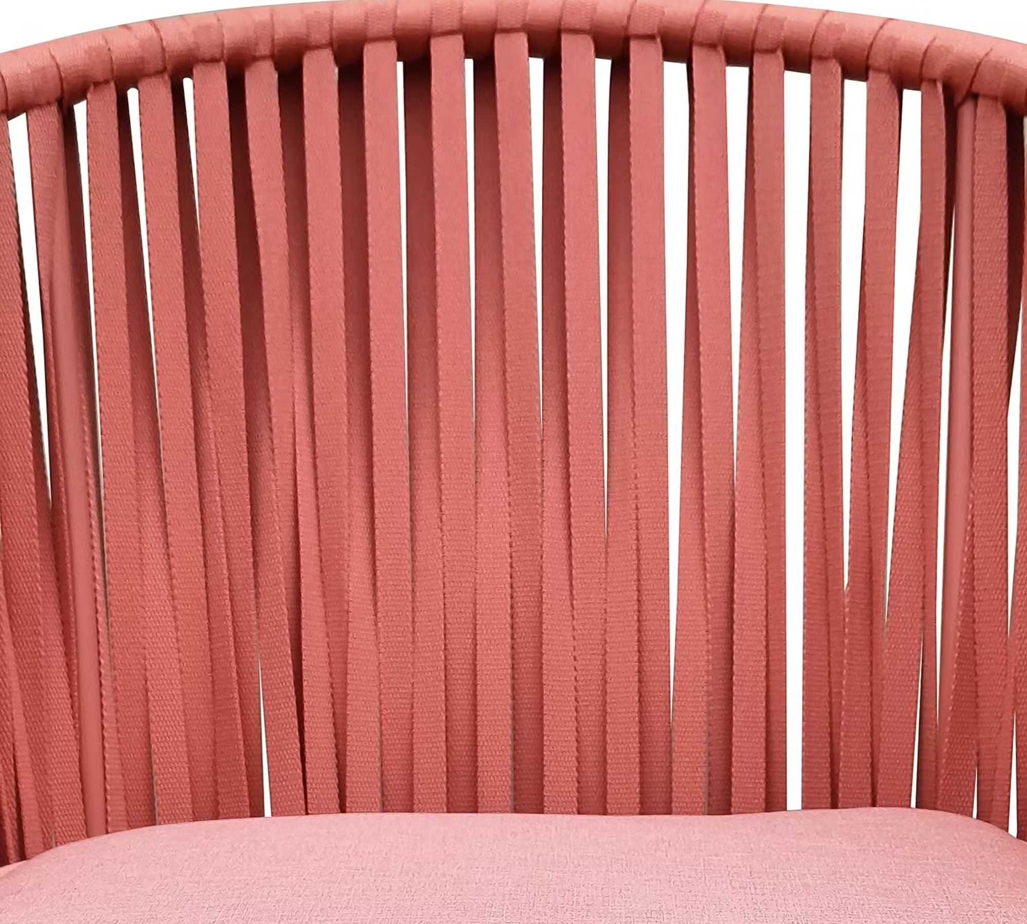 2x Noxi Gartenstuhl Stahl Polyester Flamingorosa