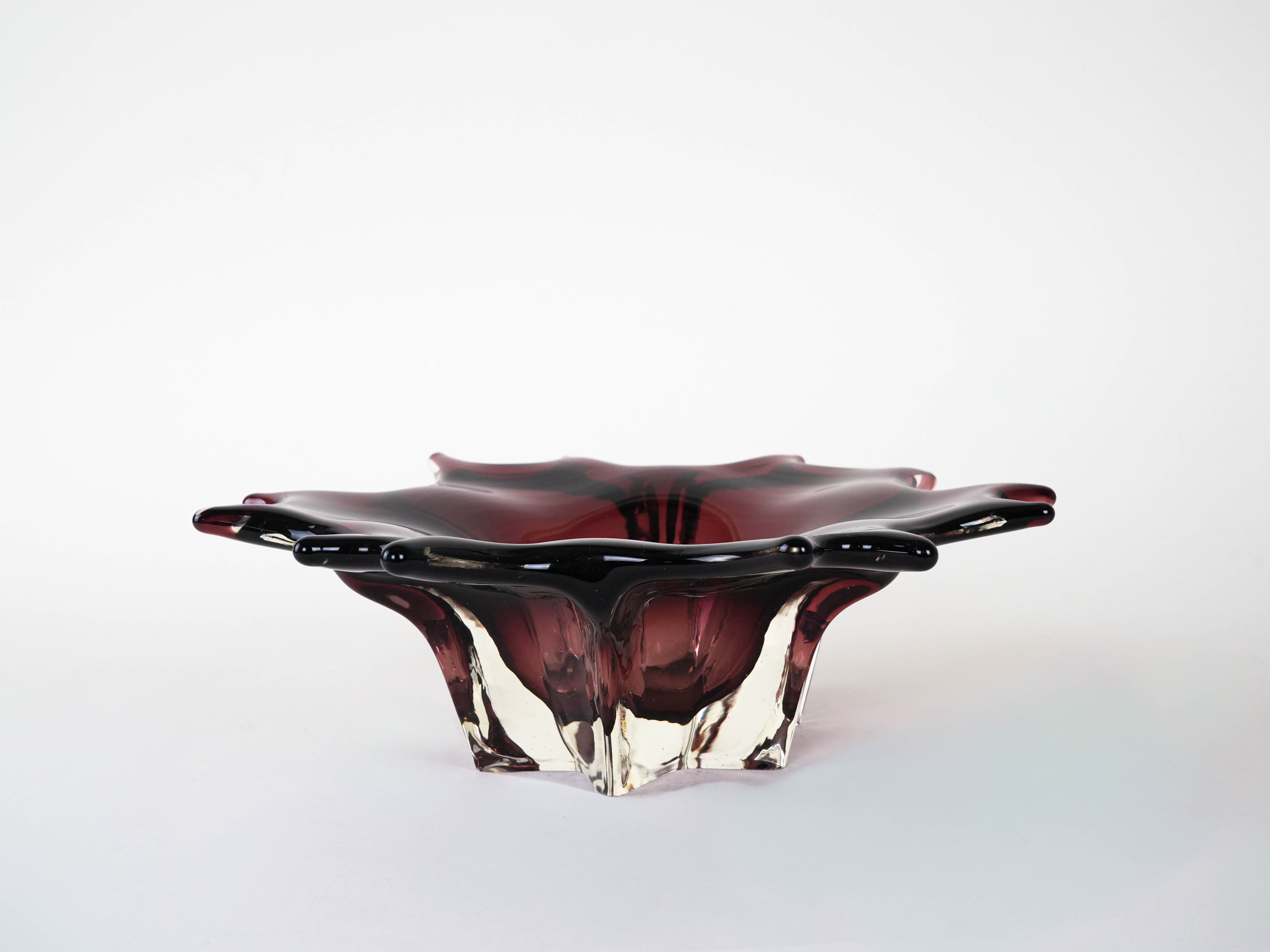 Glassplatte 1970er Jahre 