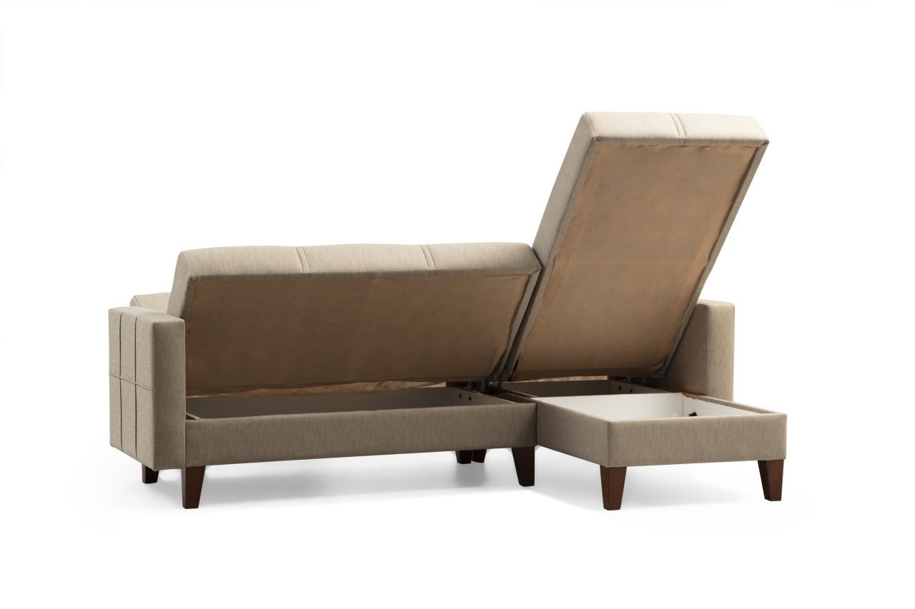 Polya L Ecksofa Creme