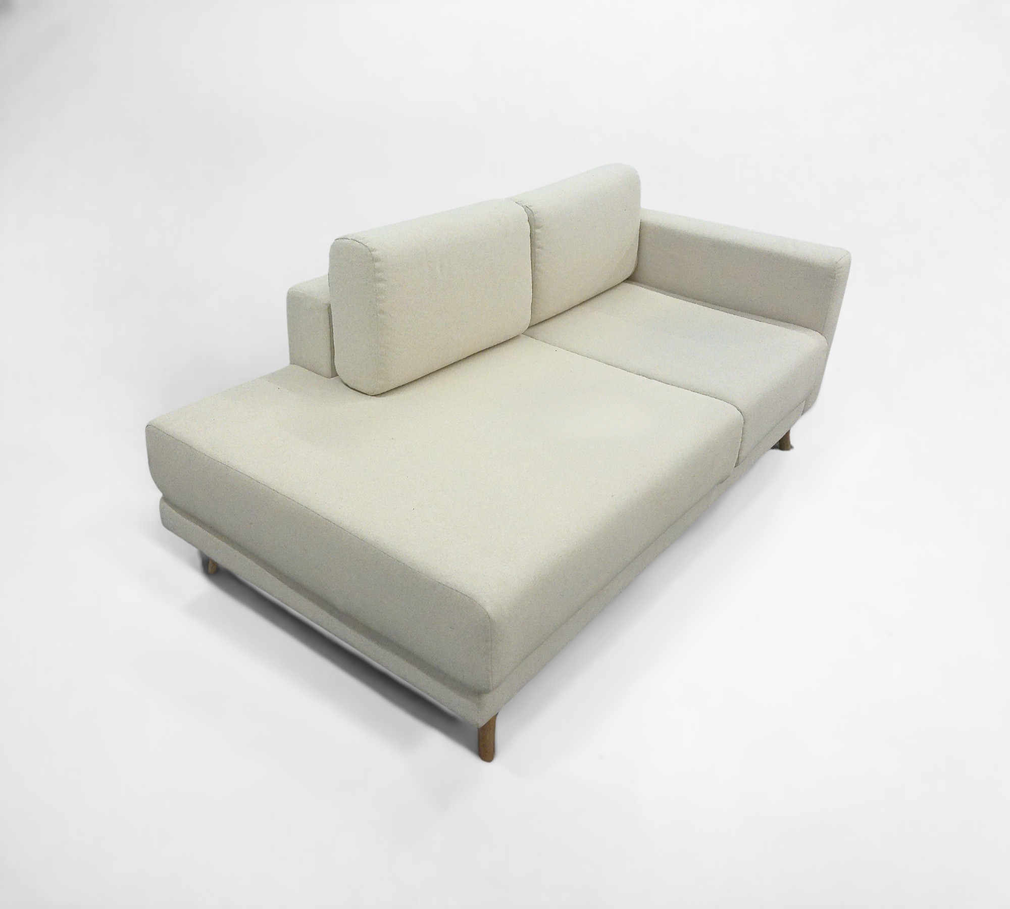 Tyme Sofa mit Récamiere Creme