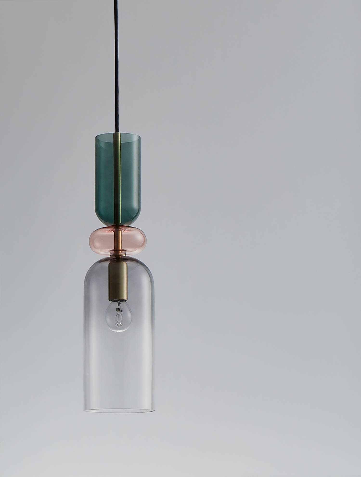 Pendelleuchte Murano Typ D Aluminium 1-flammig