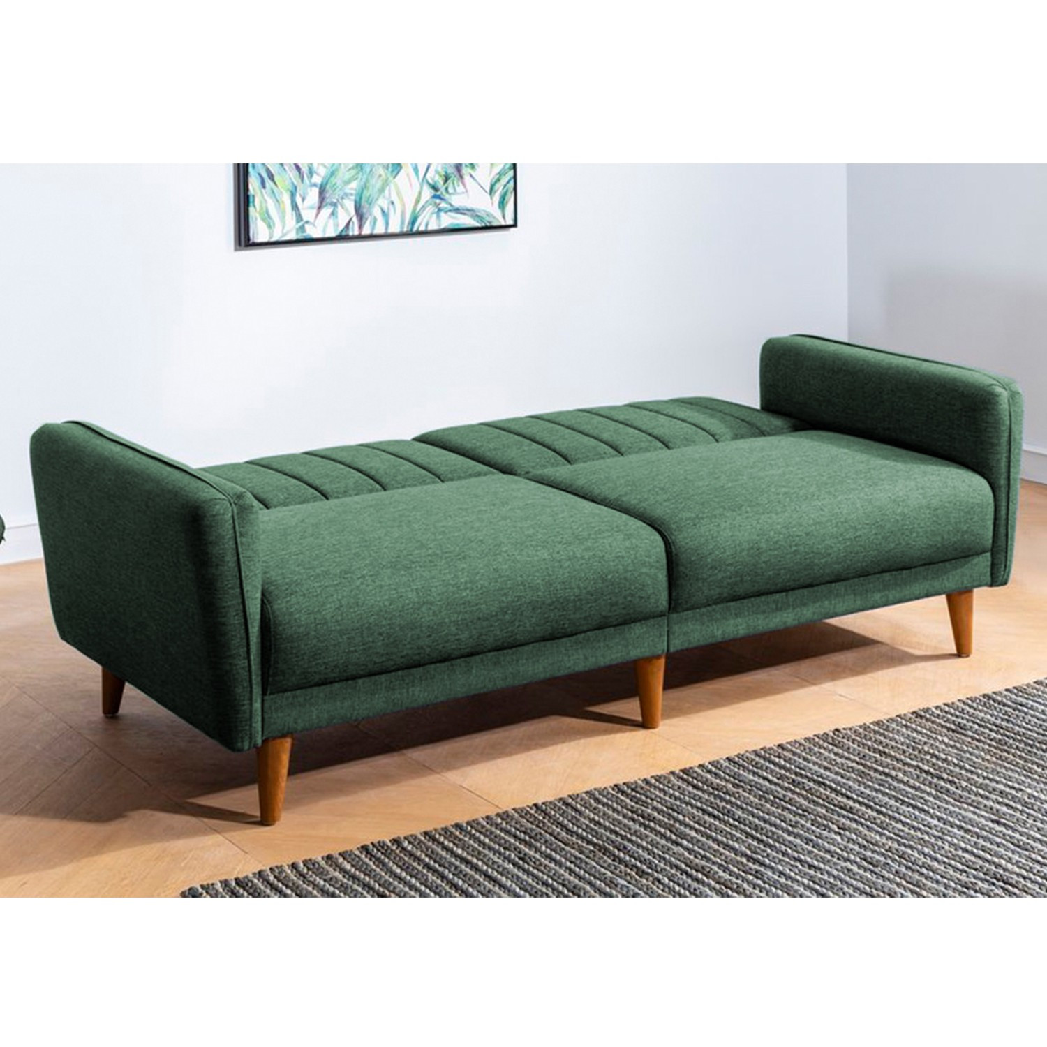 Aqua Schlafsofa Set Holz Grün