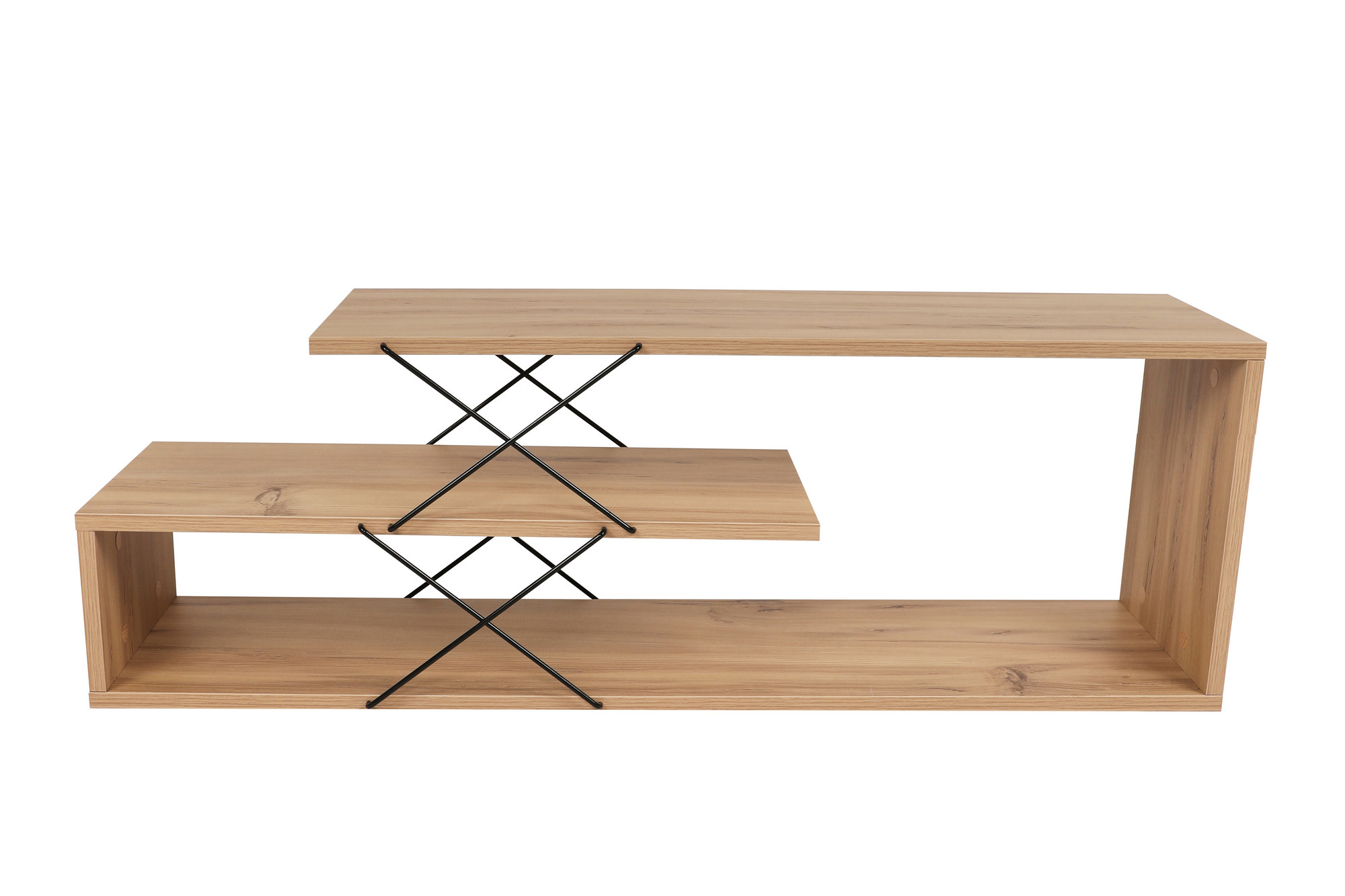 Zigzag Lowboard Holzfurnier