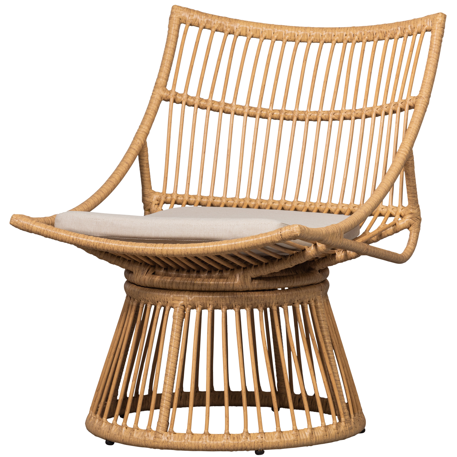 Alatna Garten Korbessel Braun