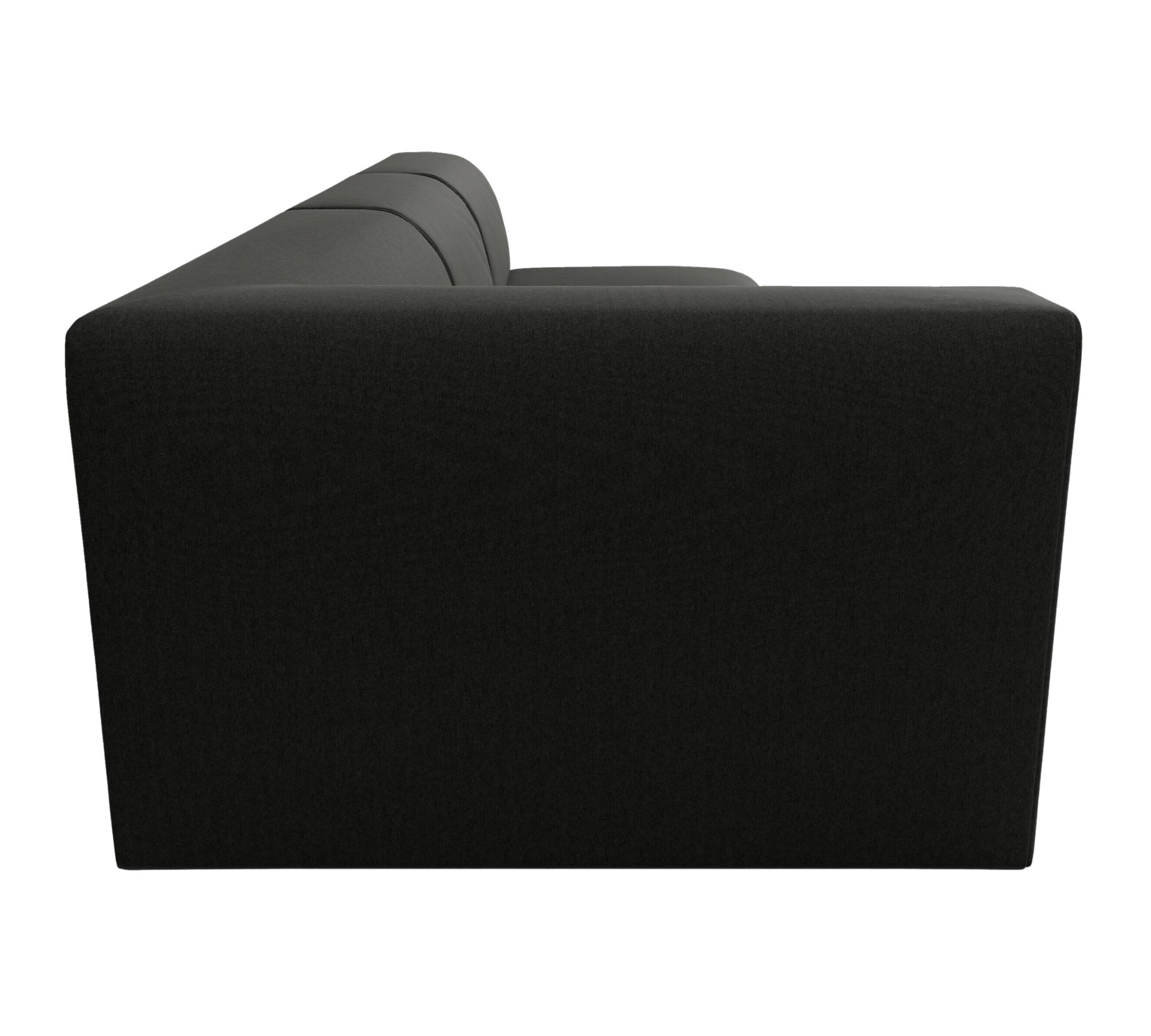 Pyllow Sofa 3-Sitzer Feingewebe Anthrazit