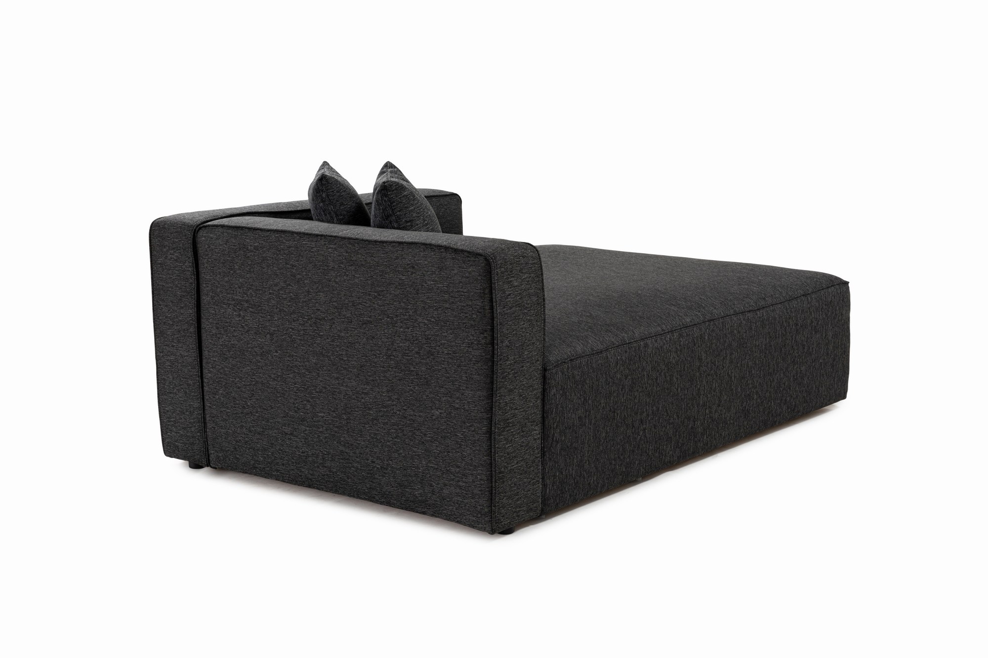 Mora Ecksofa Links Schwarzgrau