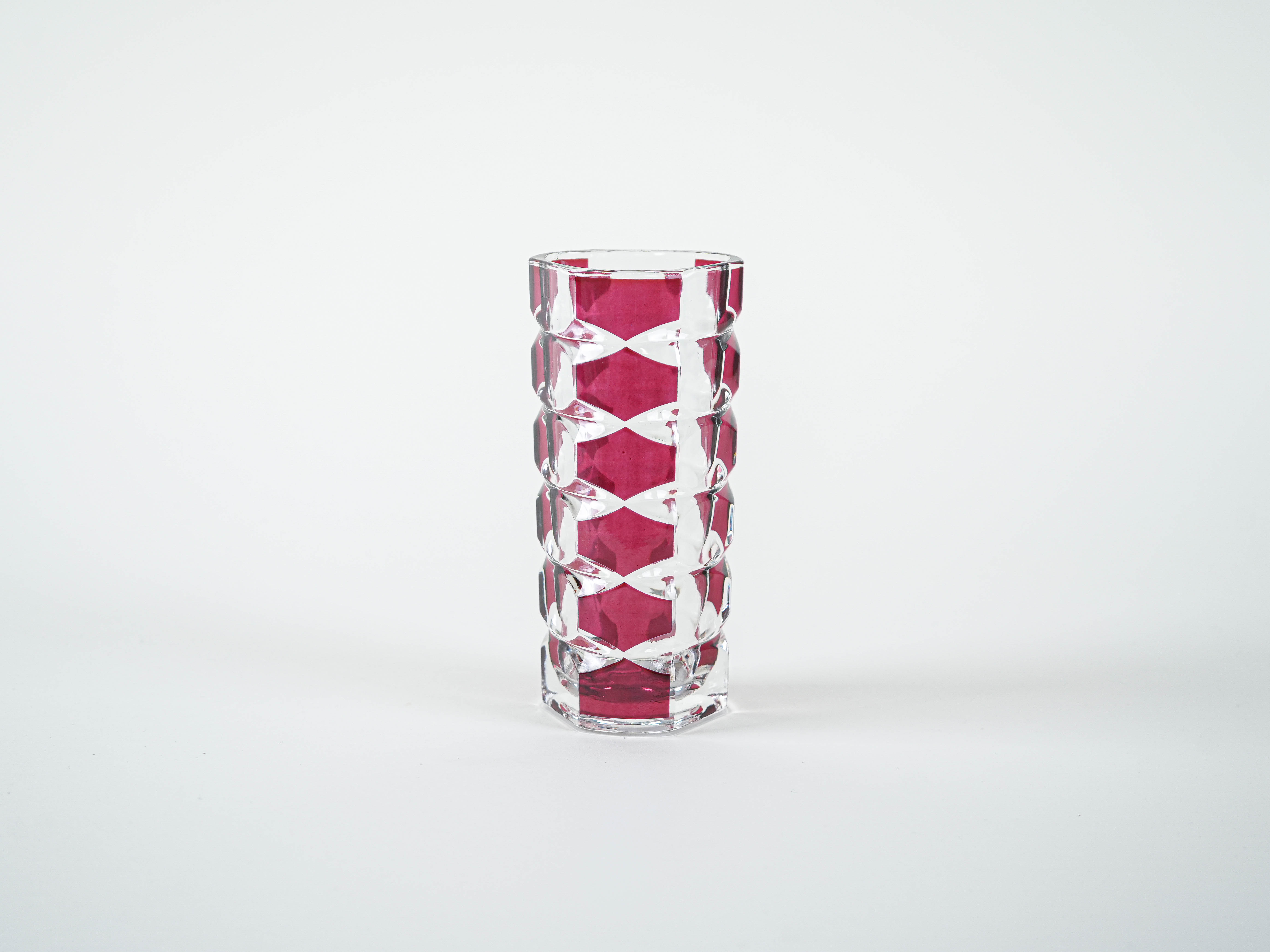 Glass Vase Windsor 1970s