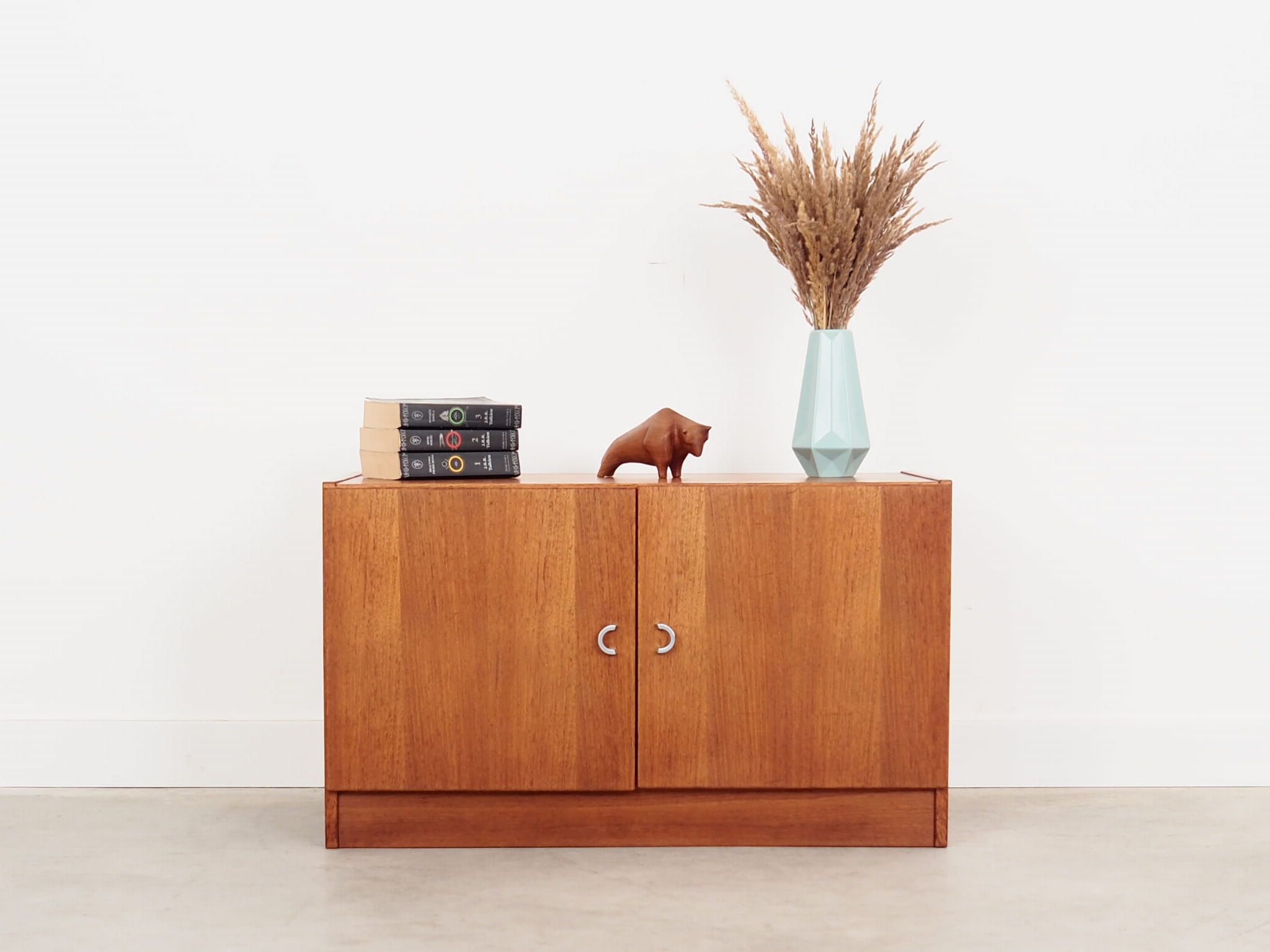 Vintage Schrank Teakholz Braun 1970er Jahre