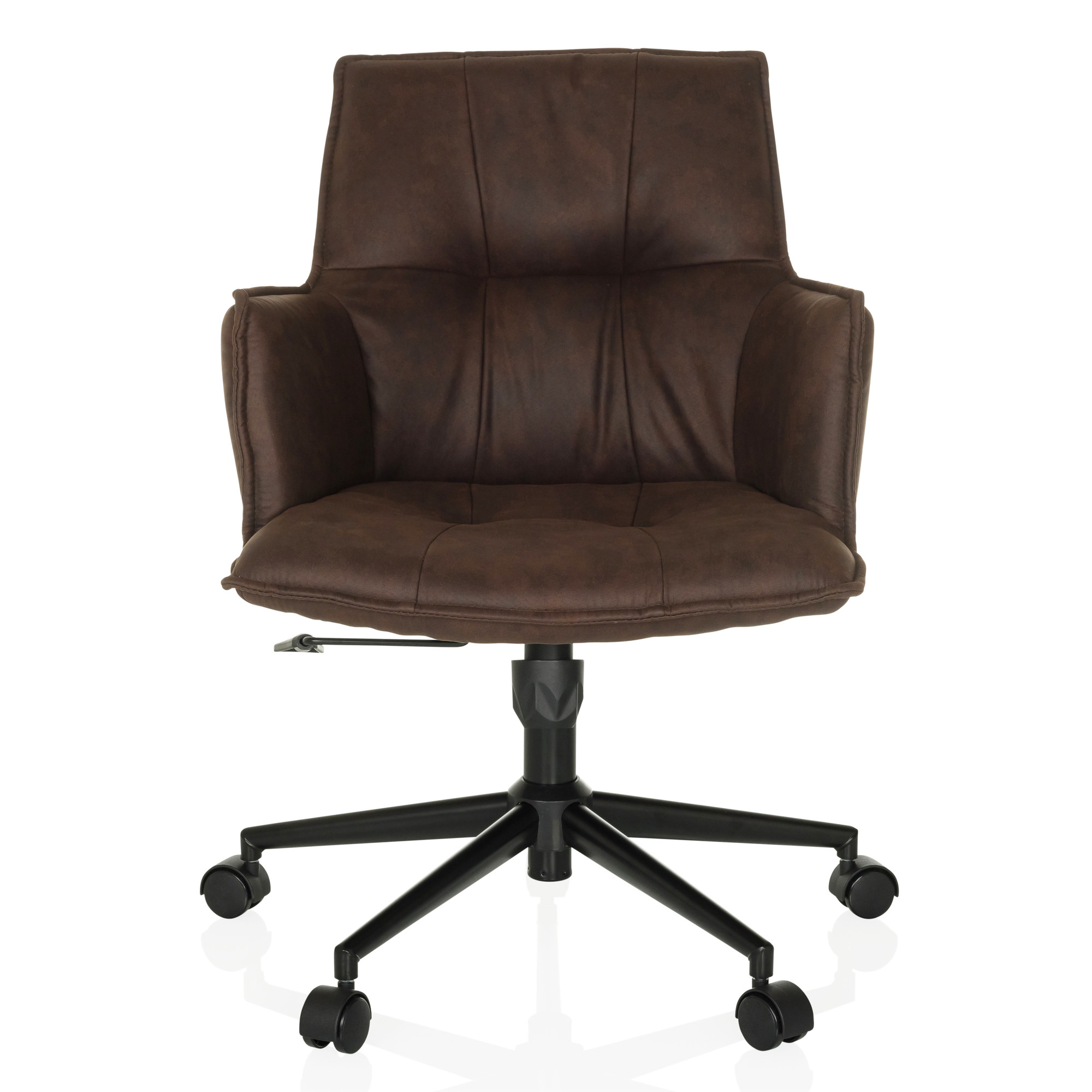 Solao Life  Office Chair Swivel Fabric Dark Brown