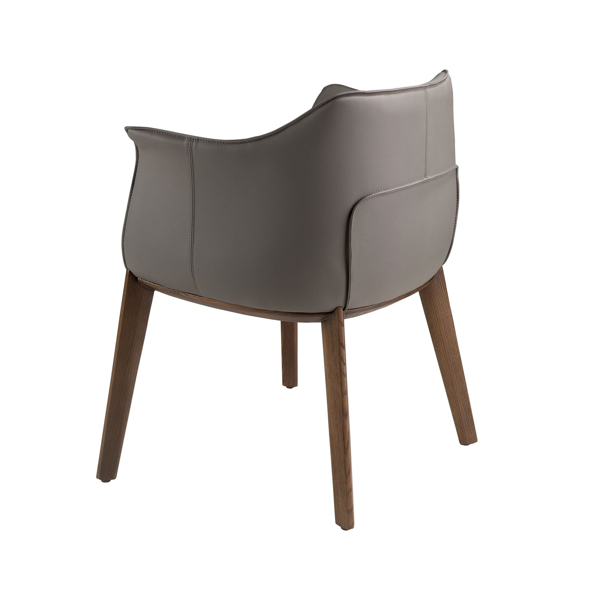 Armchair Faux Leather Grey