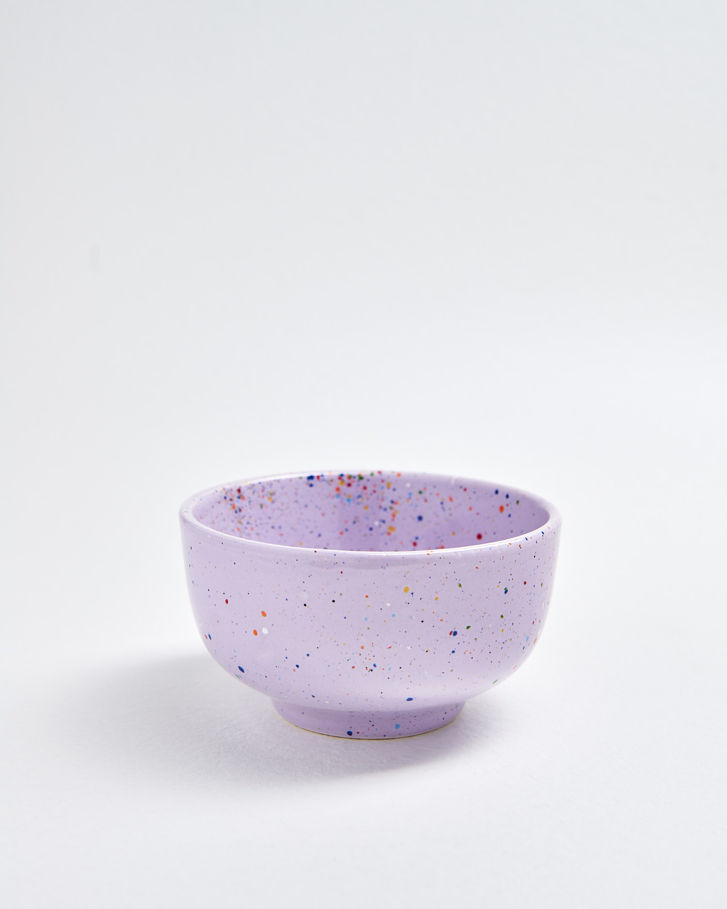 2x Party Mini Schüssel Keramik Violett