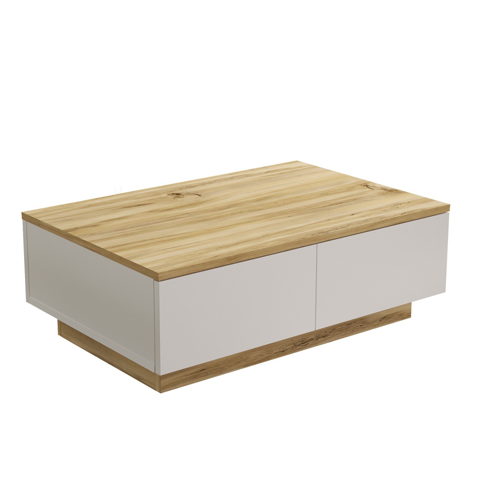 Leva Couchtisch Oak Weiß