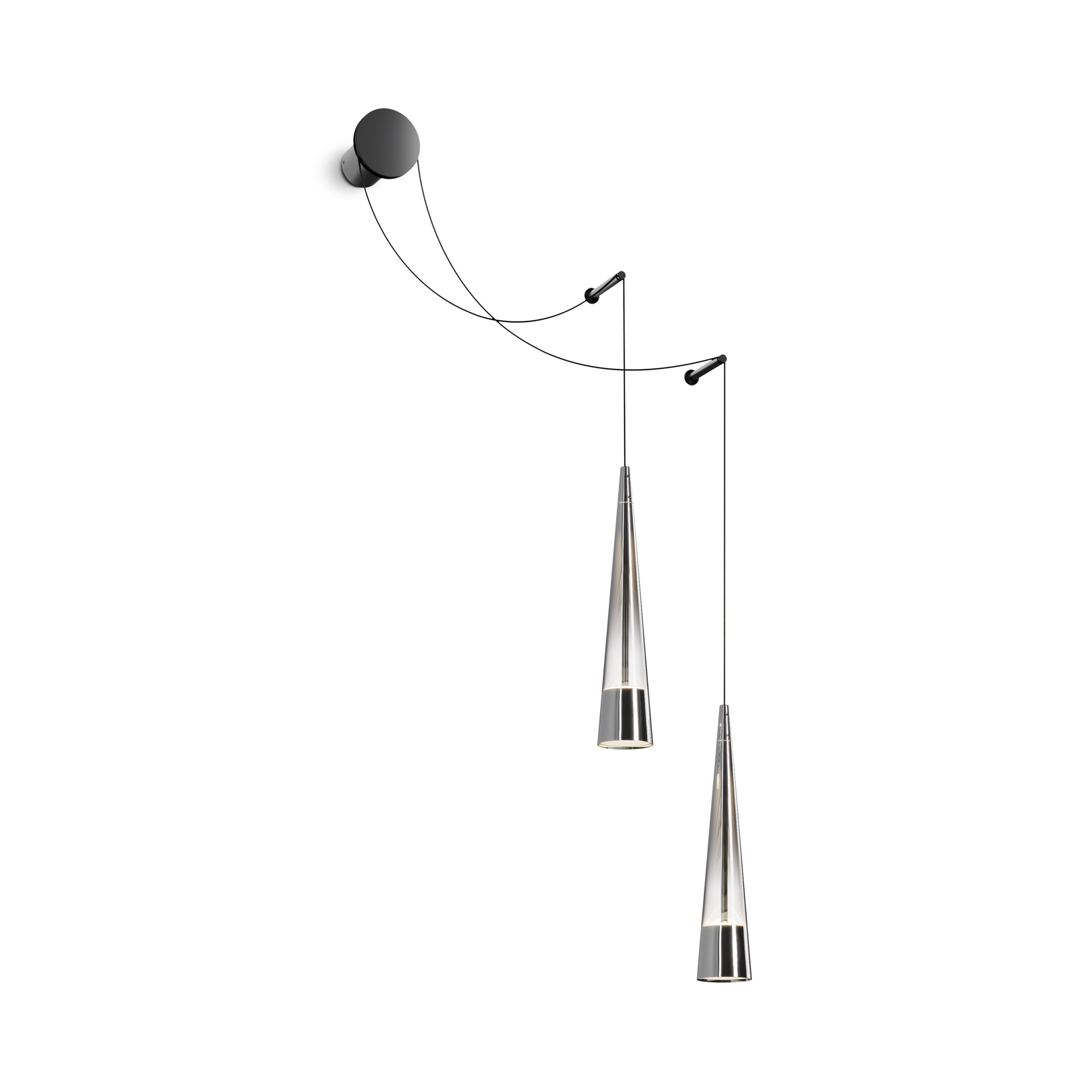 Sintesi Wall Lamp Silver