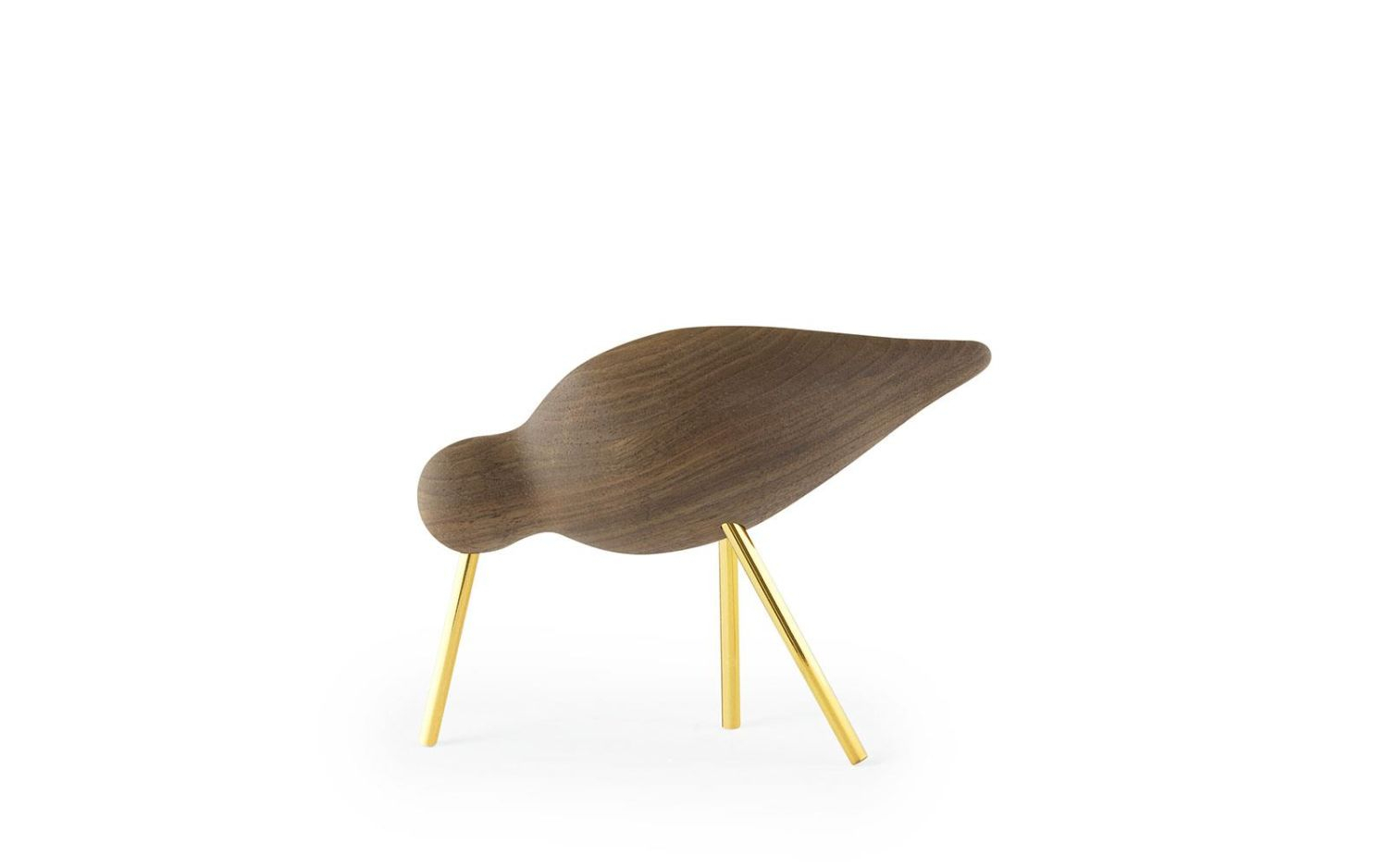 Shorebird Holz Braun Gold