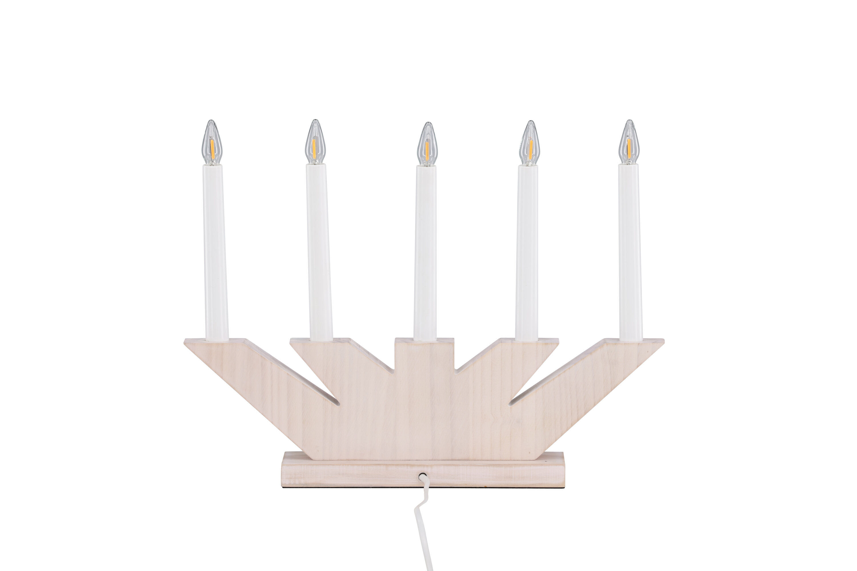 Verbier Table lamp Whitewash Pine