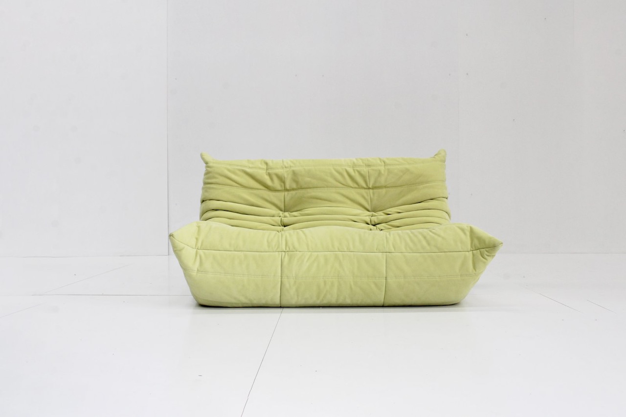Togo Sofa 2-seater Alcantara Mint Green