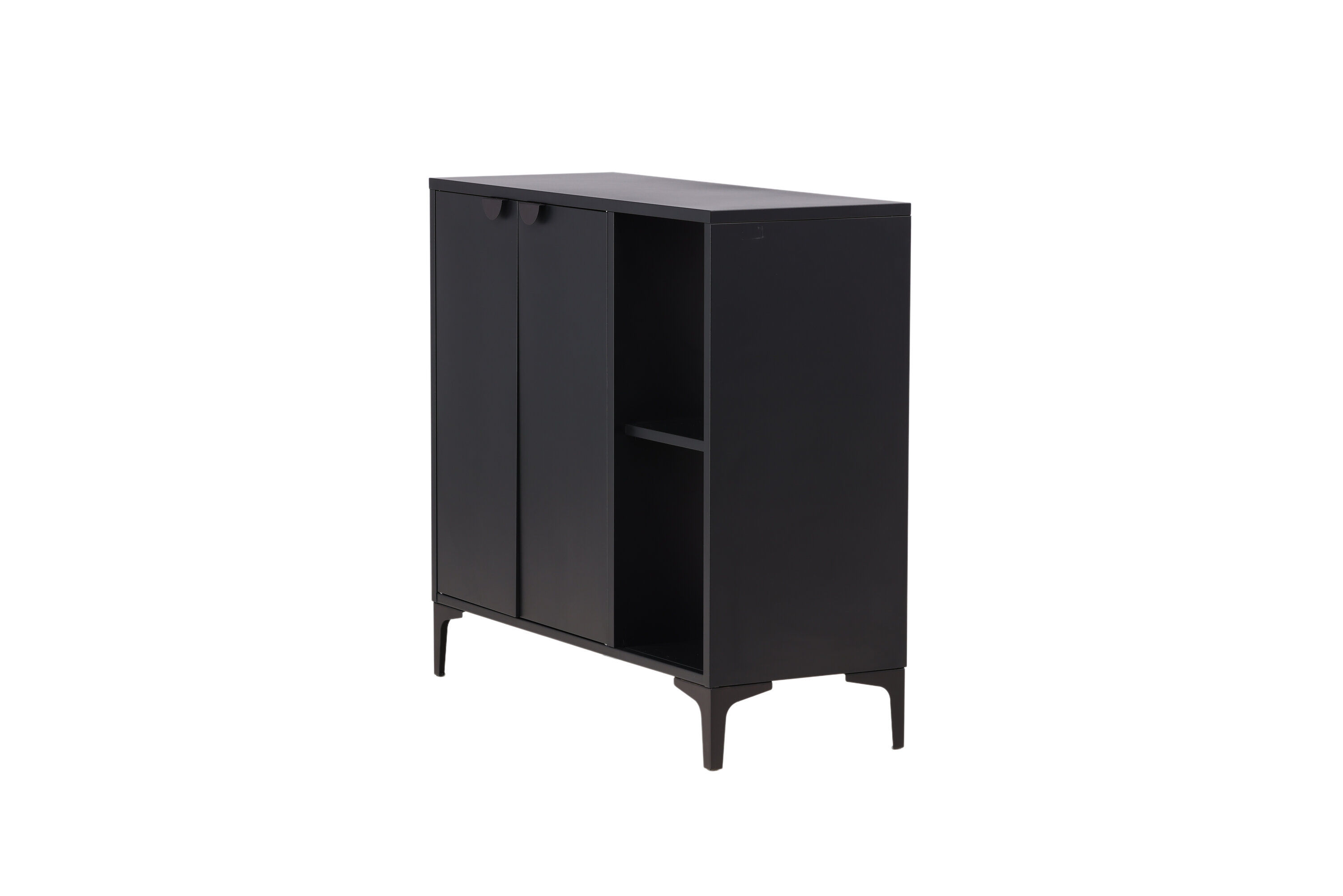 Plate Cabinet Steel Black