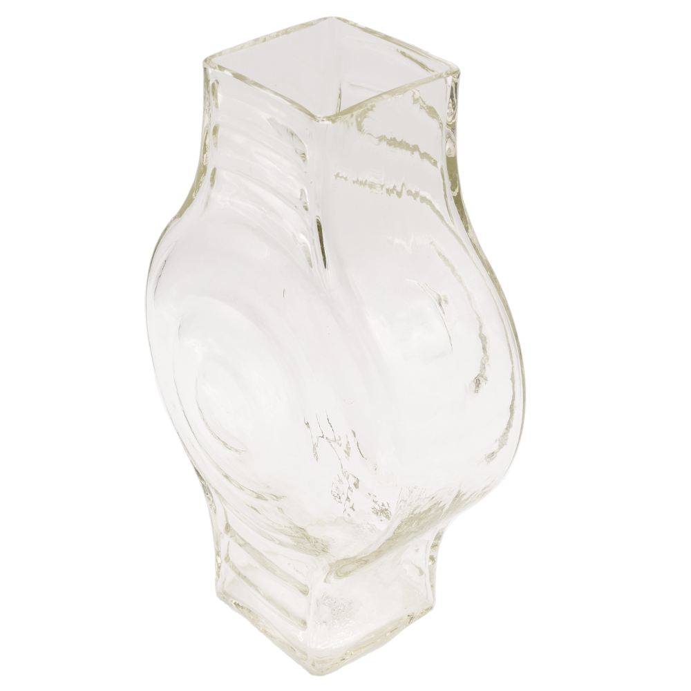 Infinite Round Vase Glas Transparent