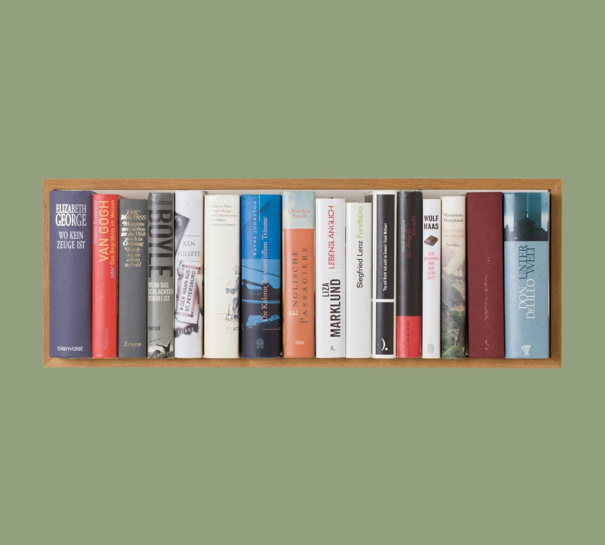 Bücherregal b6 mit Eichenrahmen Maßabweichung