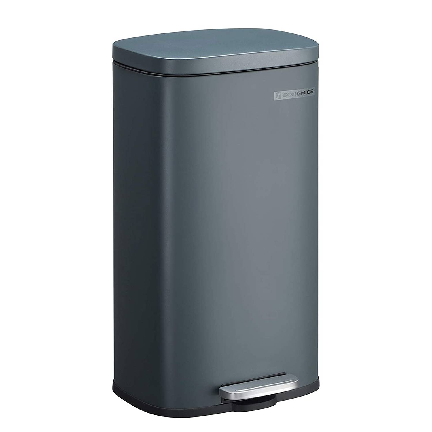 Trash Can Milizac II Steel Polypropylene Grey