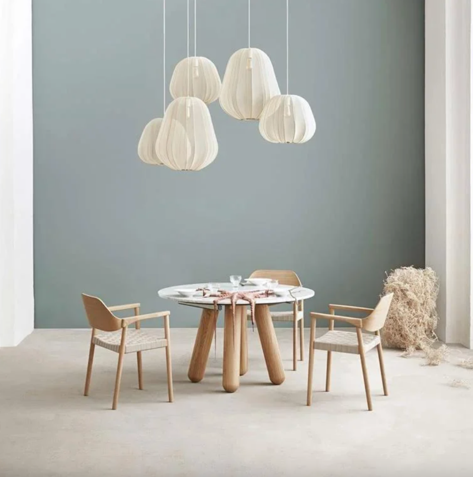 Balloon Pendelleuchte Textil Transparent