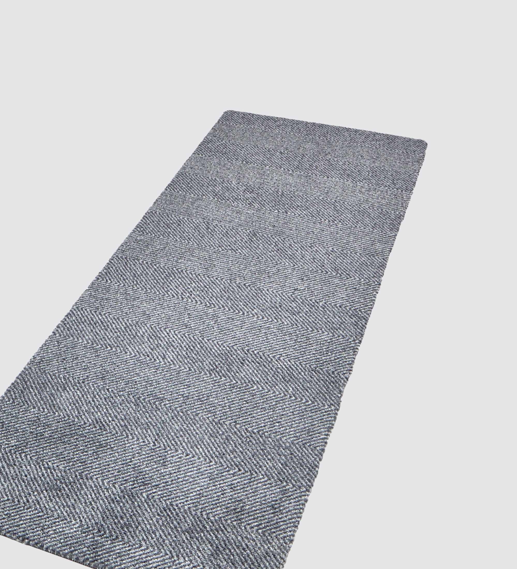 Fußmatte Kunstfaser Grau 100 x 150