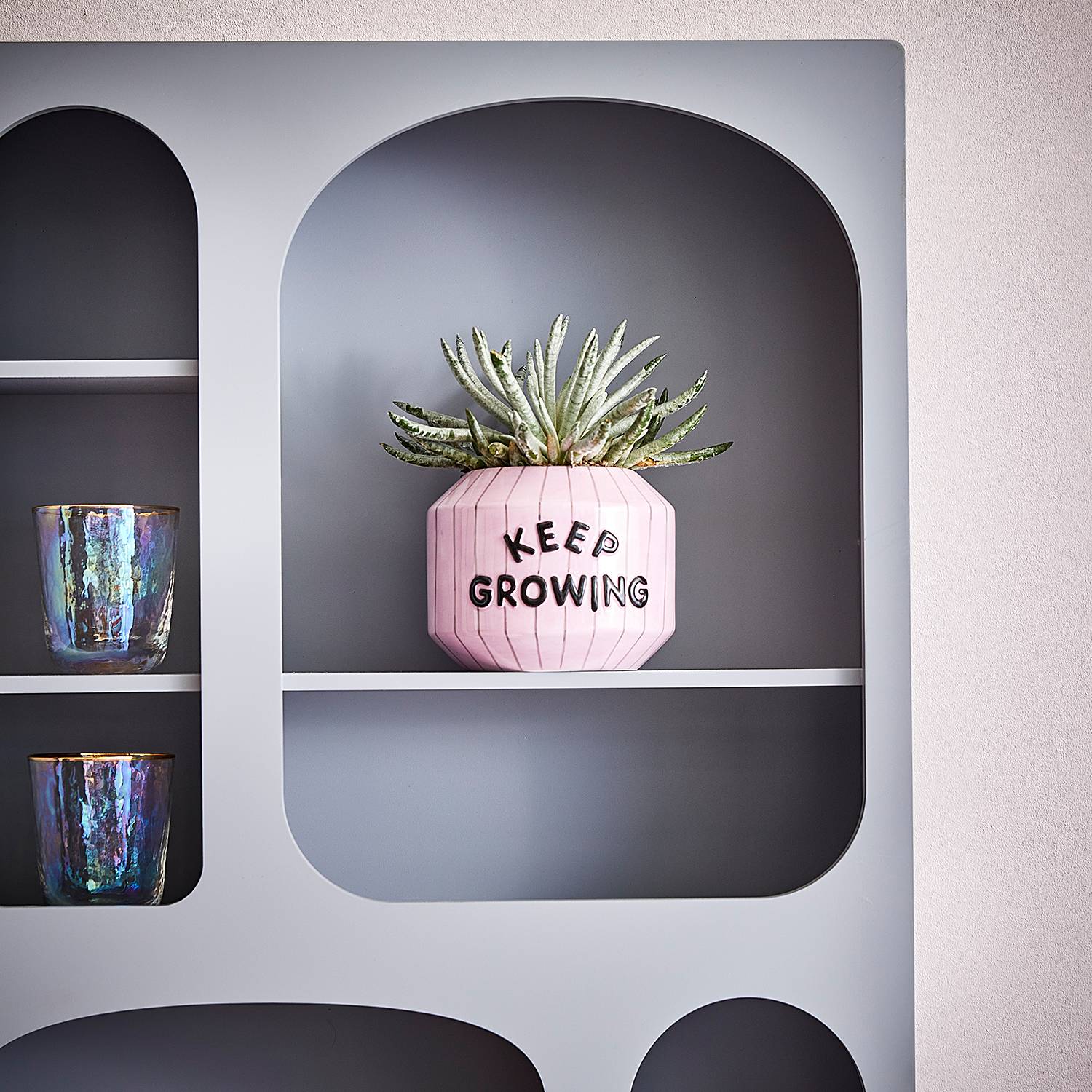 ARTISTA Wandregal MDF Grau